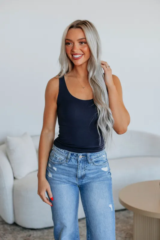 Delta Basic Tank - Midnight sold by Wild Oak Boutique