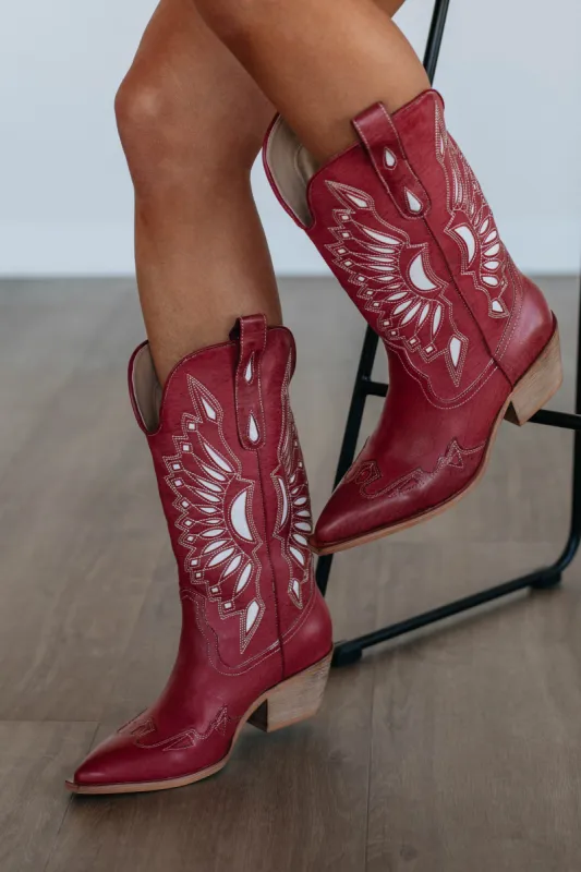 Someone Else's Problem Cowgirl Boots made by Wild Oak Boutique
