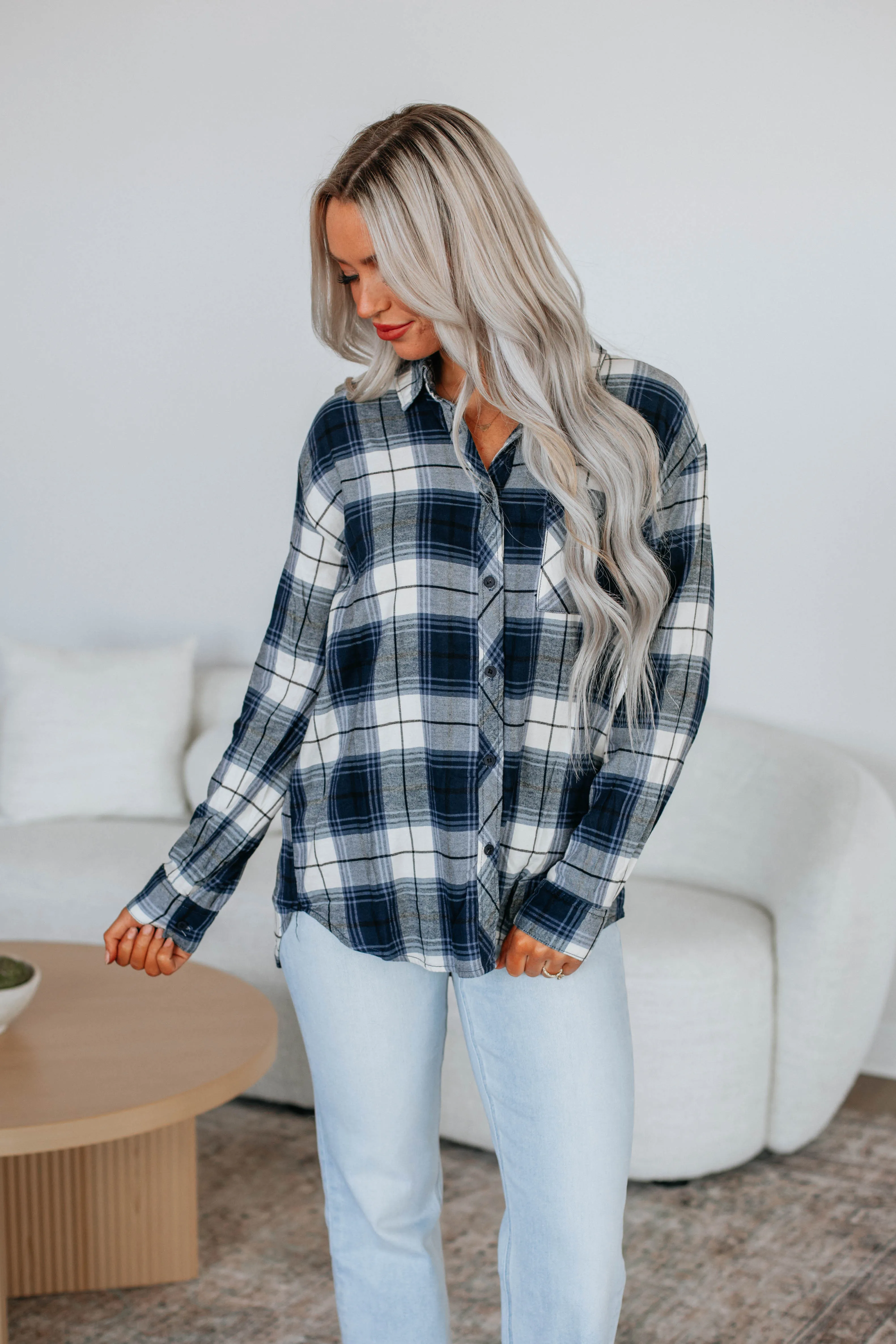 Kaiden Flannel Top sold by Wild Oak Boutique product image thumbnail 4