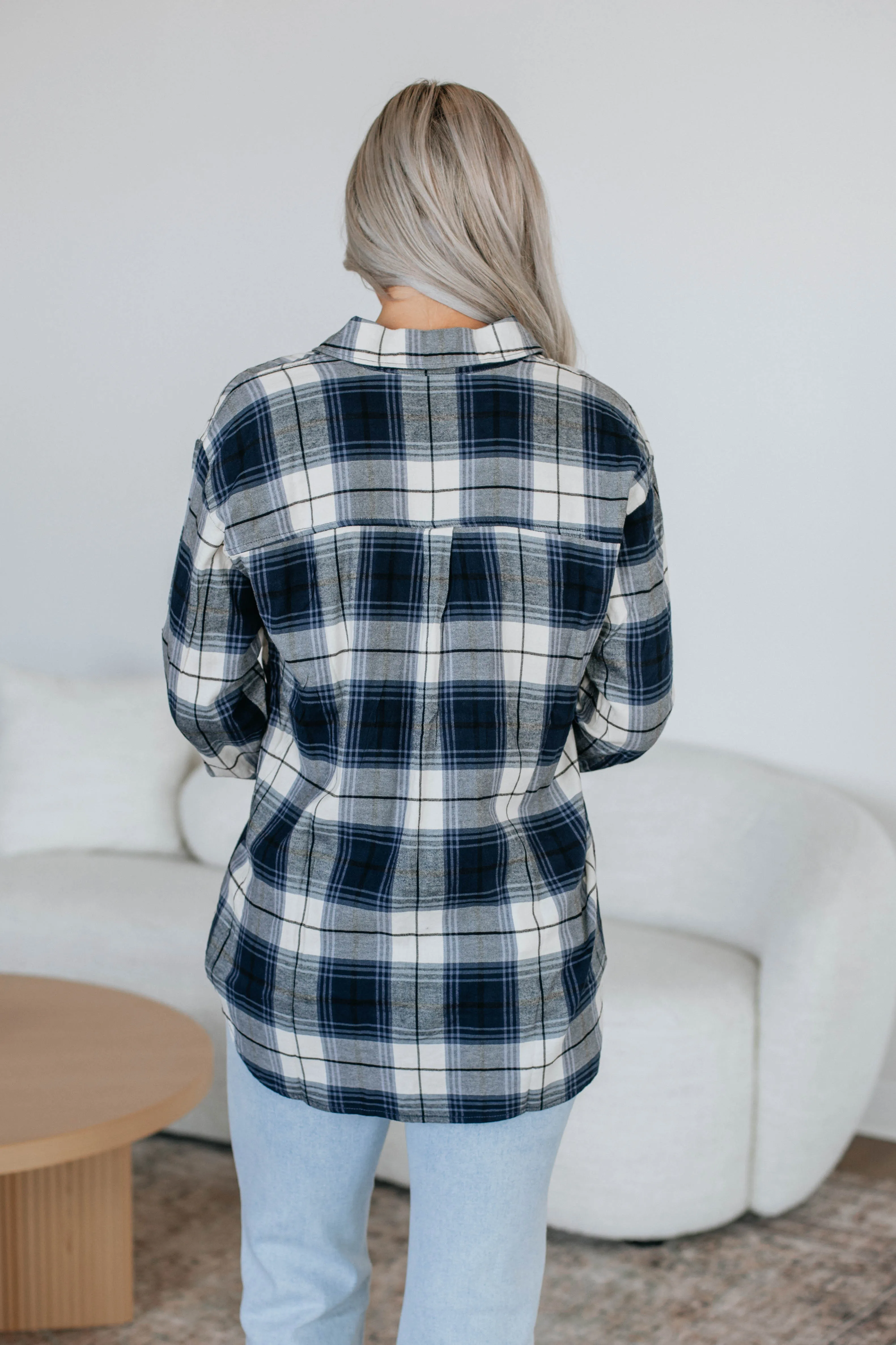Kaiden Flannel Top sold by Wild Oak Boutique product image thumbnail 5