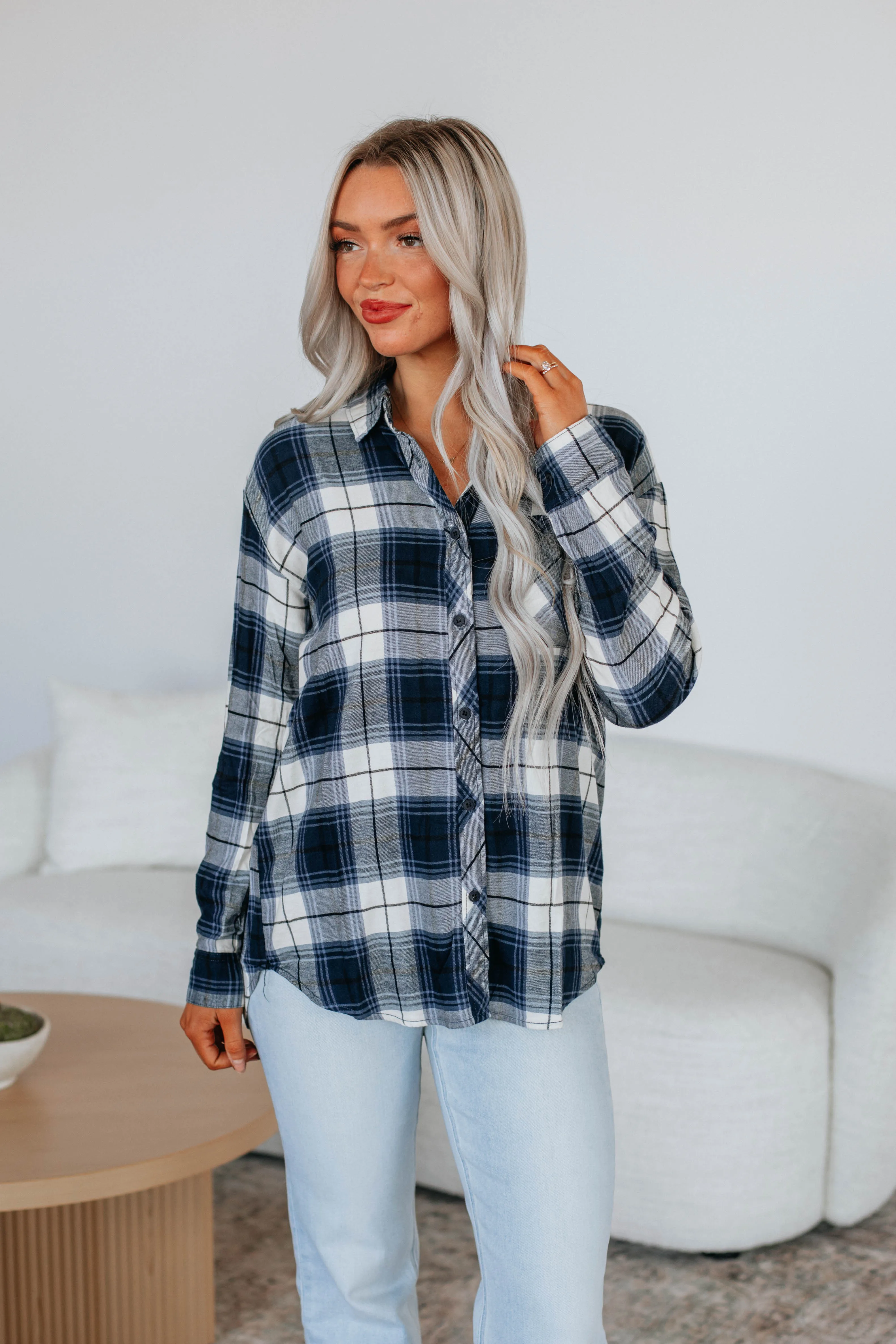 Kaiden Flannel Top sold by Wild Oak Boutique