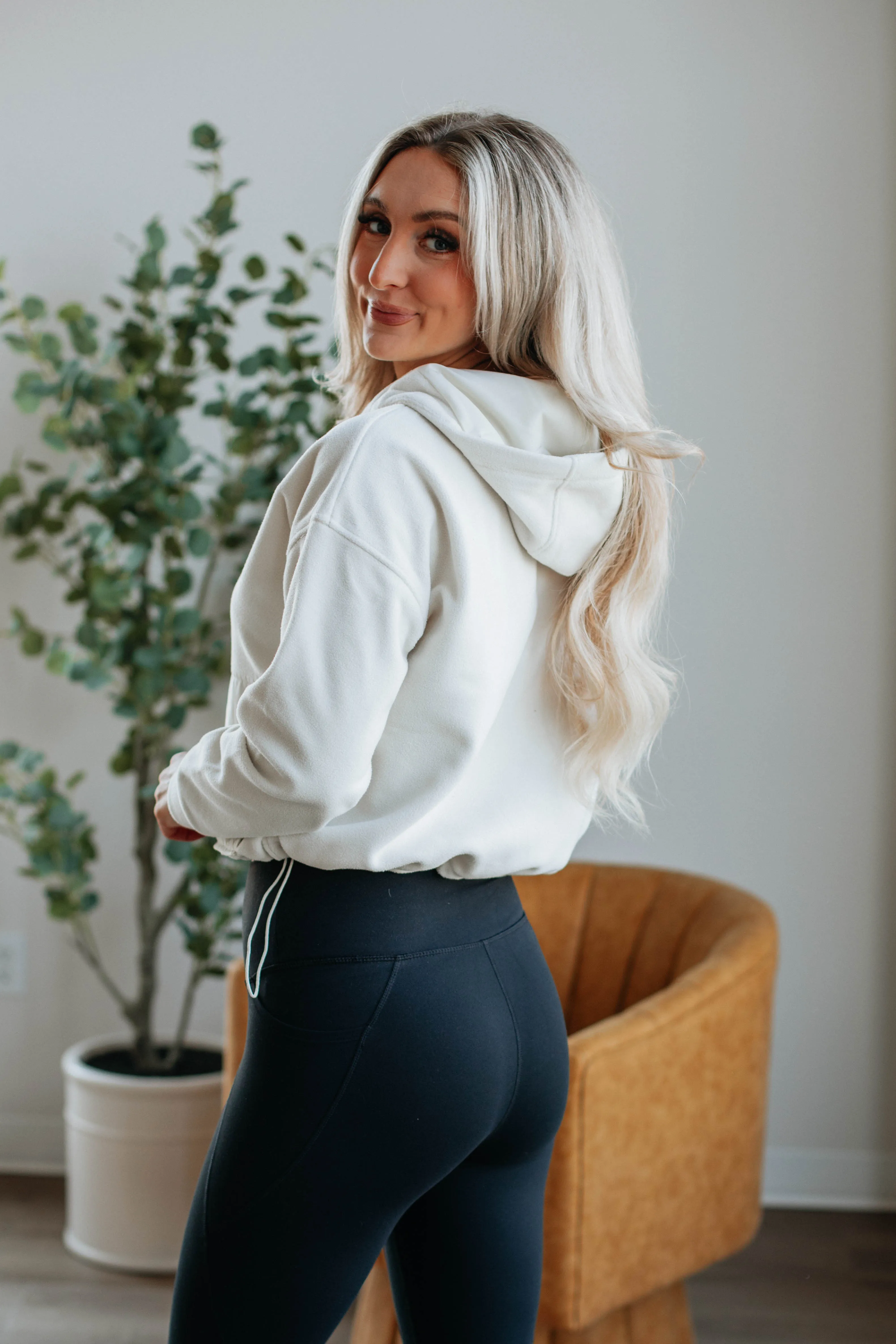 Aundria Fleece Pullover - Cream sold by Wild Oak Boutique product image thumbnail 5