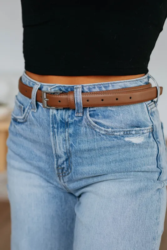 Kloie Belt - Chocolate sold by Wild Oak Boutique