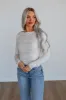 Sloane Basic Top - Oatmeal sold by Wild Oak Boutique