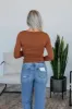 Sloane Basic Top - Caramel sold by Wild Oak Boutique