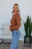 Sloane Basic Top - Caramel sold by Wild Oak Boutique
