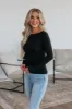 Sloane Basic Top - Black sold by Wild Oak Boutique