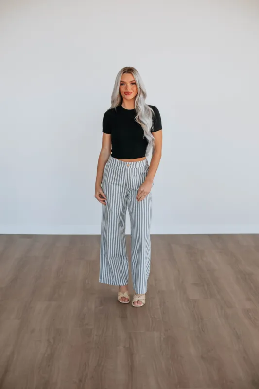 Paigey Striped Pants made by Wishlist