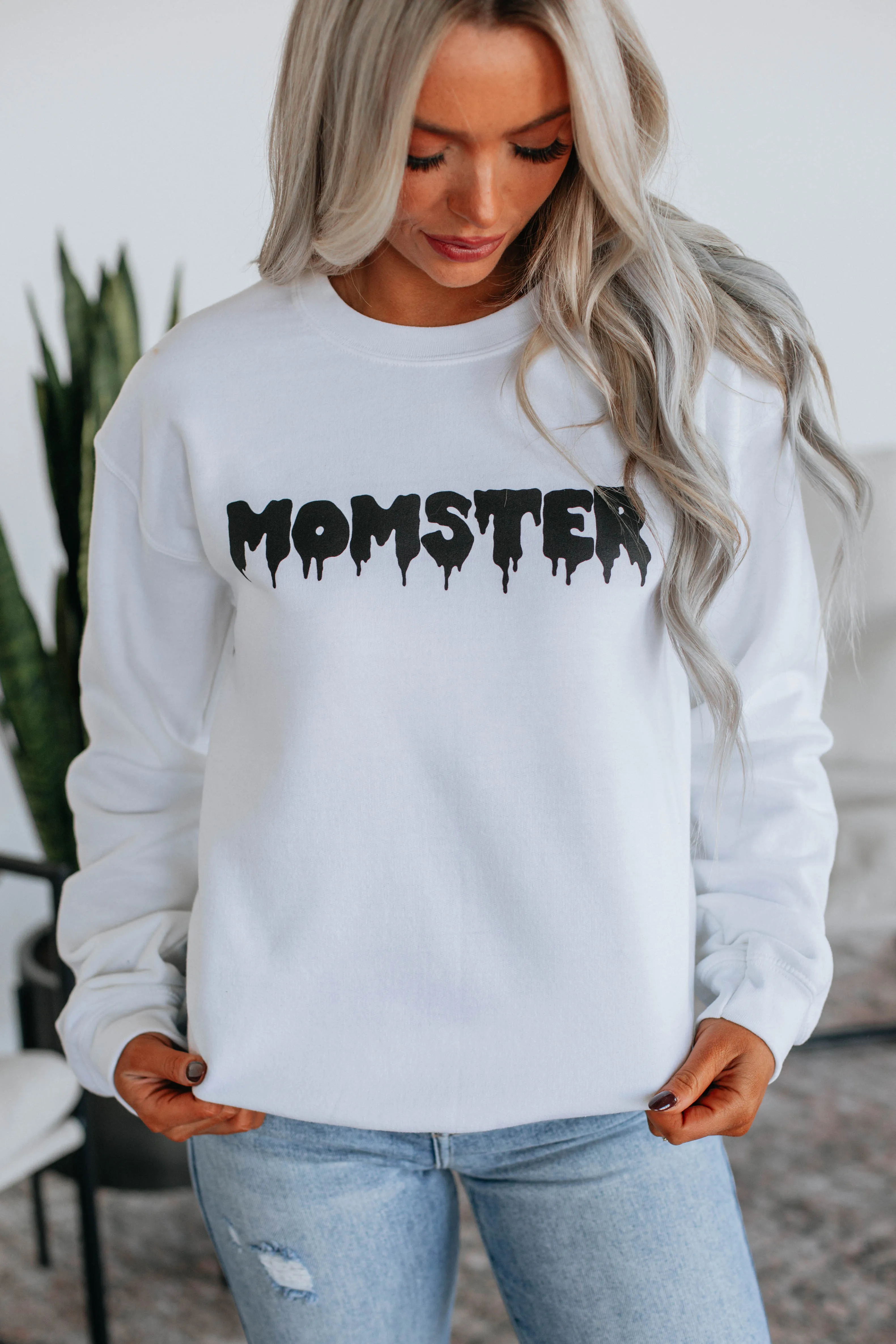 Momster Crewneck sold by Wild Oak Boutique product image thumbnail 3