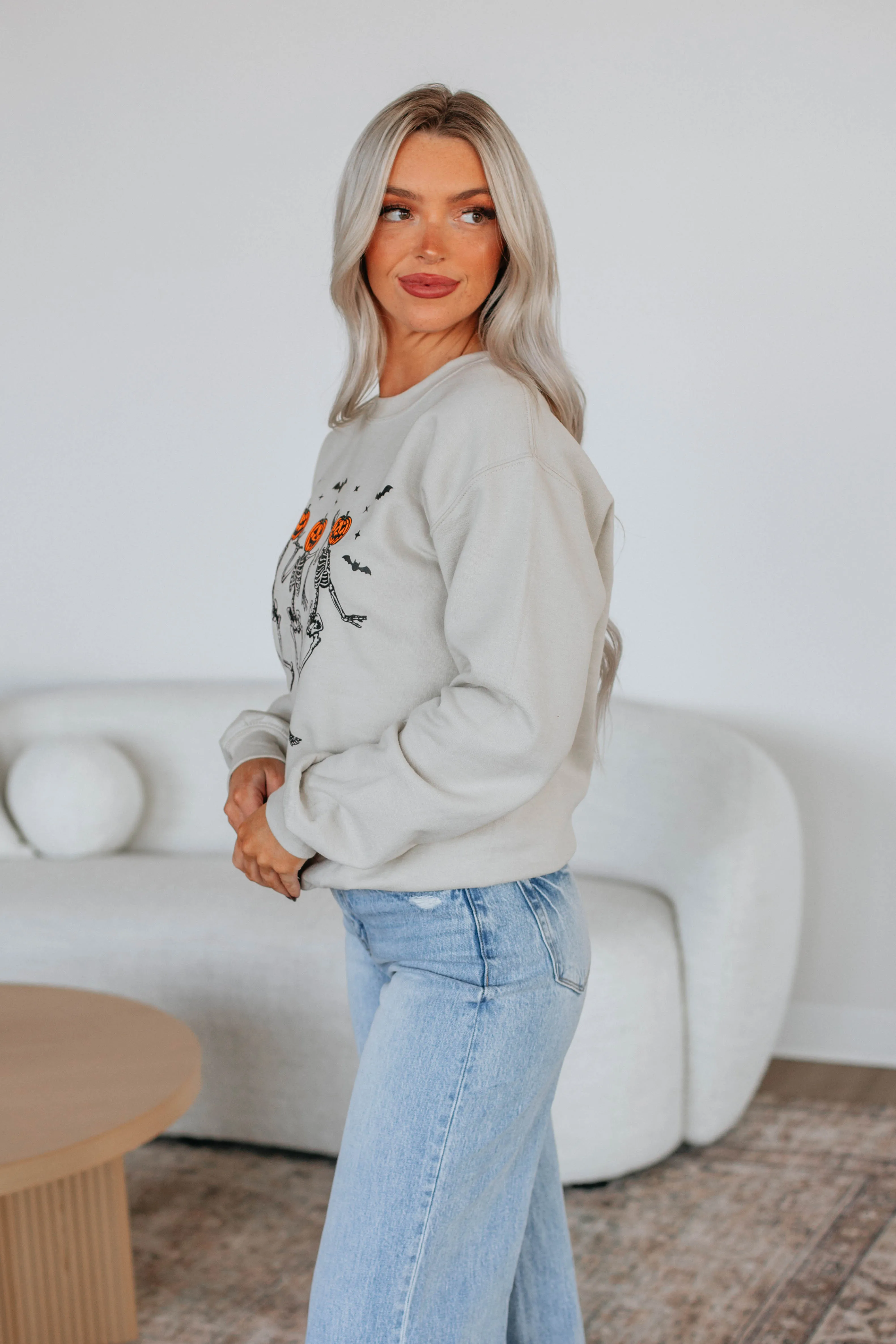 Dancing In The Moonlight Graphic Crewneck - Natural sold by Wild Oak Boutique product image thumbnail 5