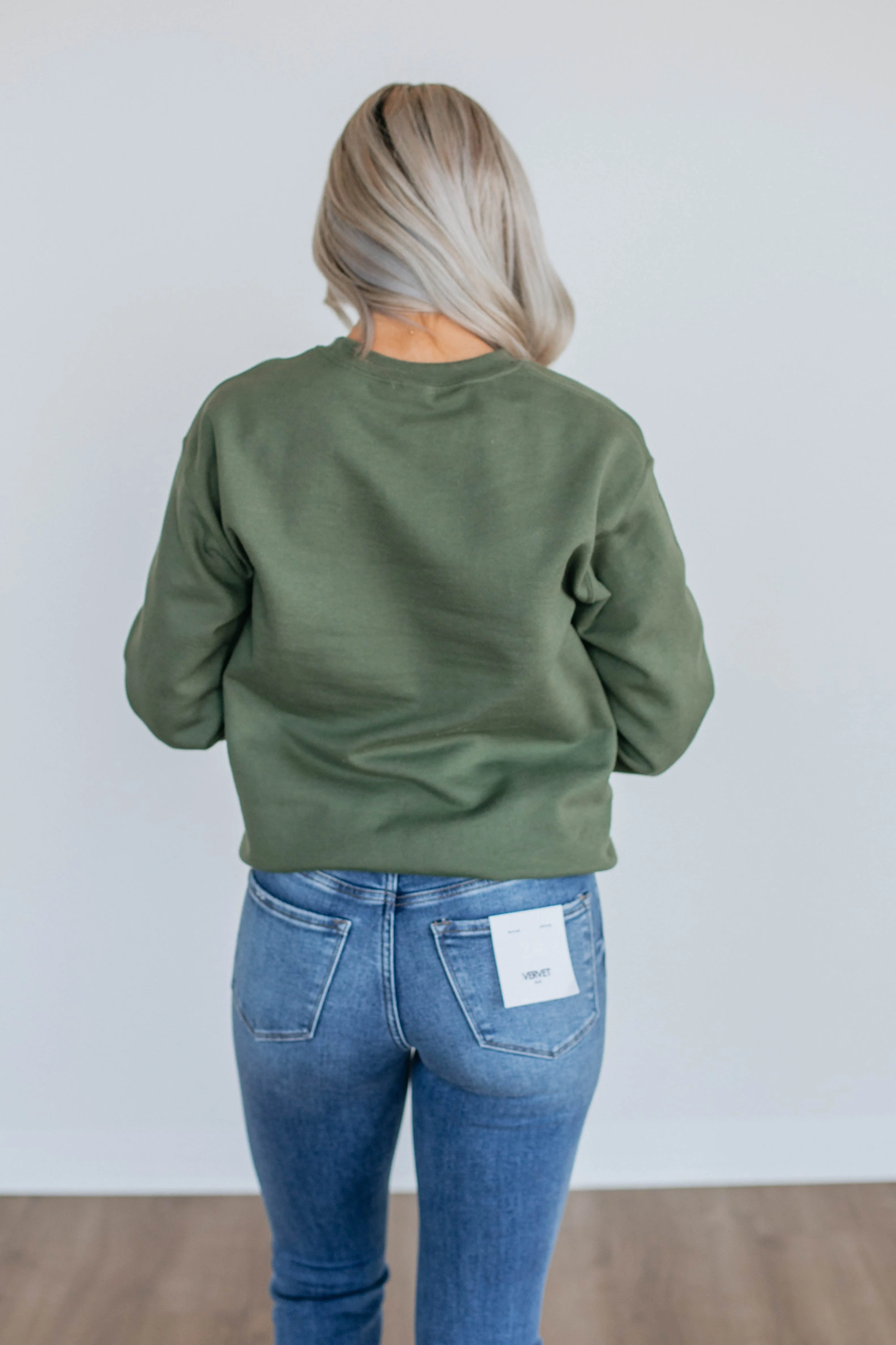 Dancing In The Moonlight Graphic Crewneck - Forest sold by Wild Oak Boutique product image thumbnail 5