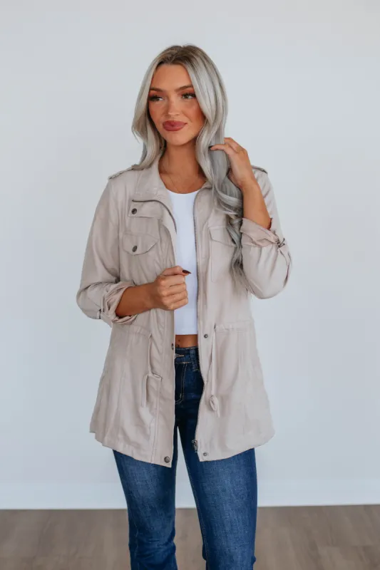 Talon Utility Jacket - Natural sold by Wild Oak Boutique