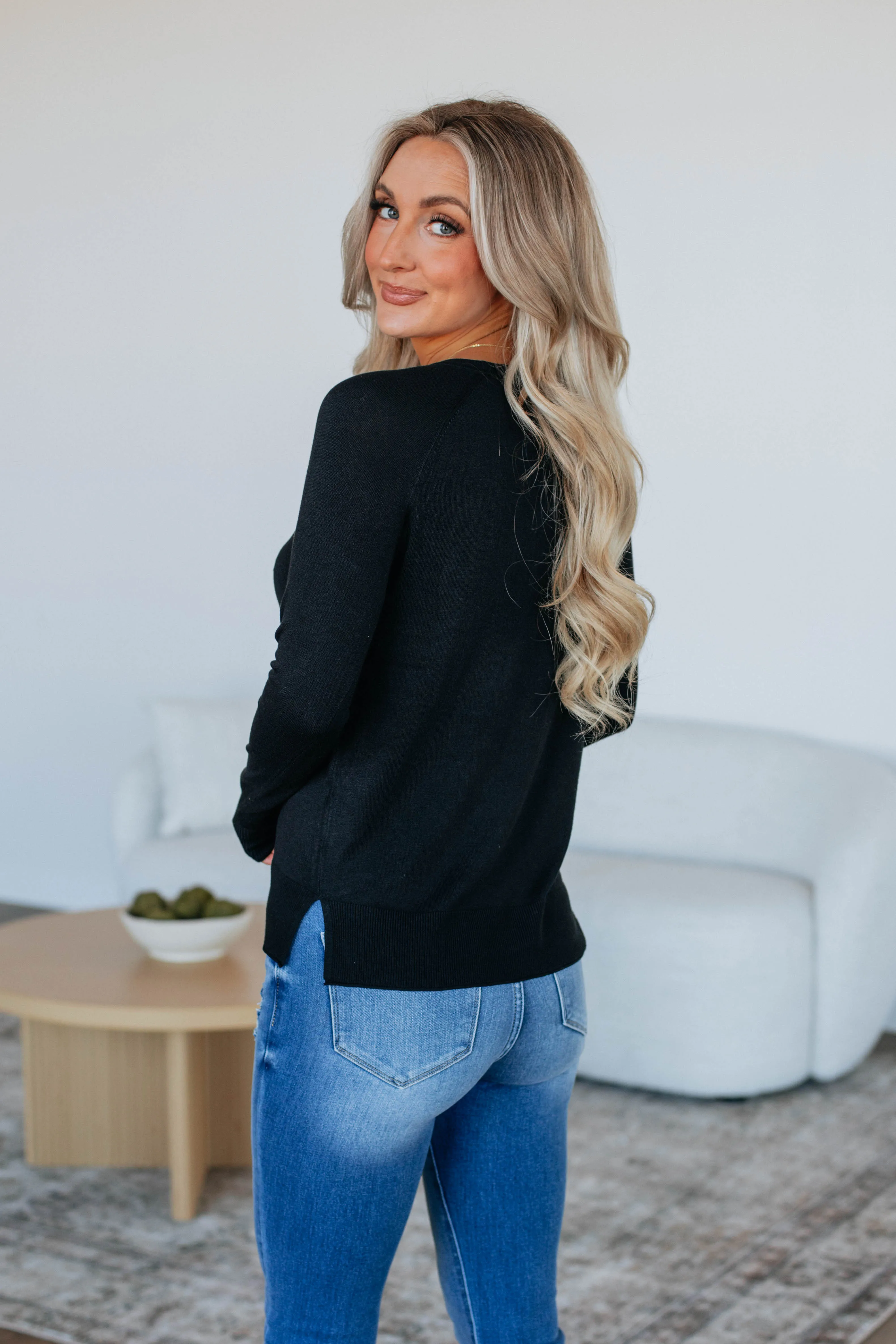 Anneke Long Sleeve Top - Black sold by Wild Oak Boutique product image thumbnail 5