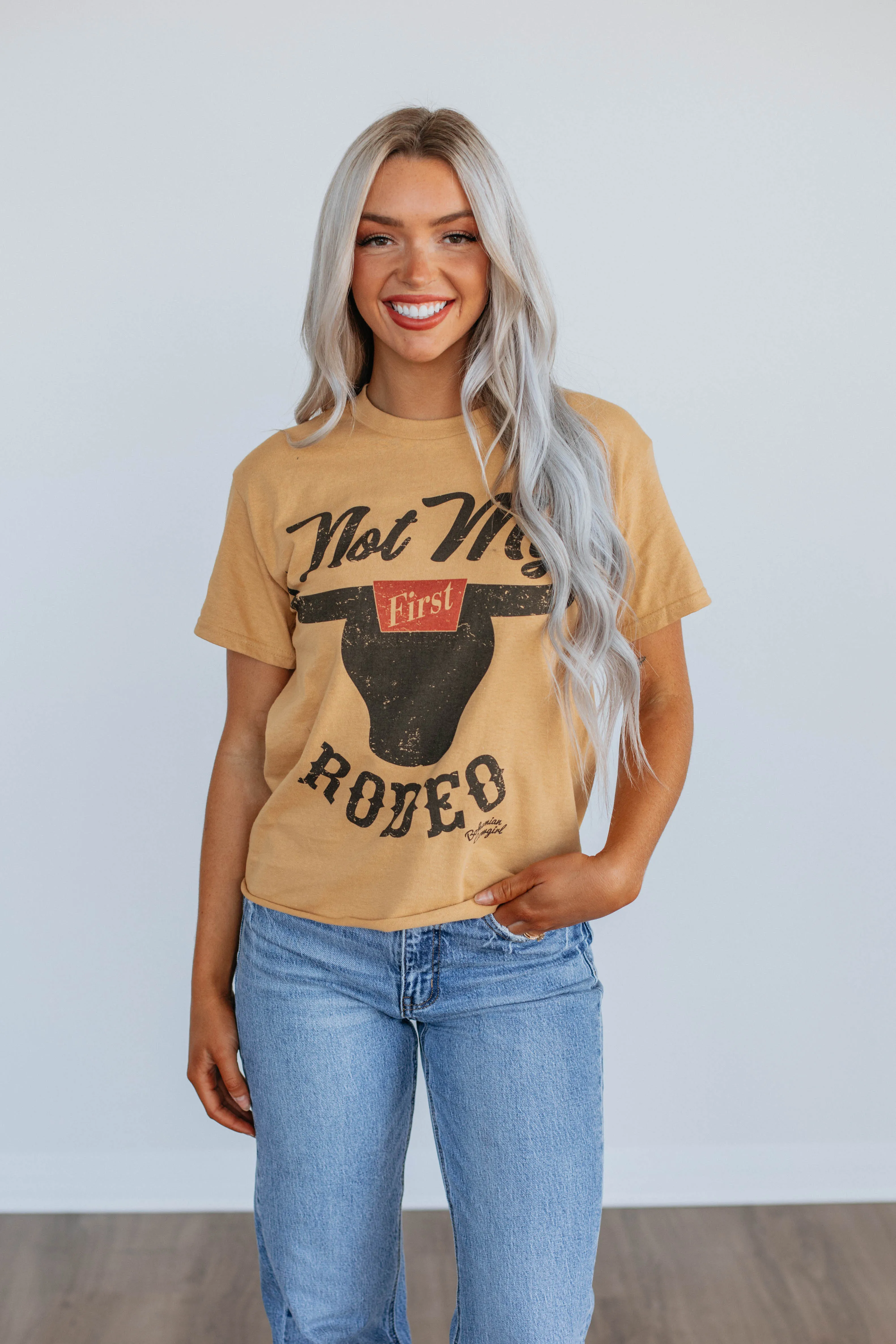 Not My First Rodeo Graphic Tee sold by Wild Oak Boutique