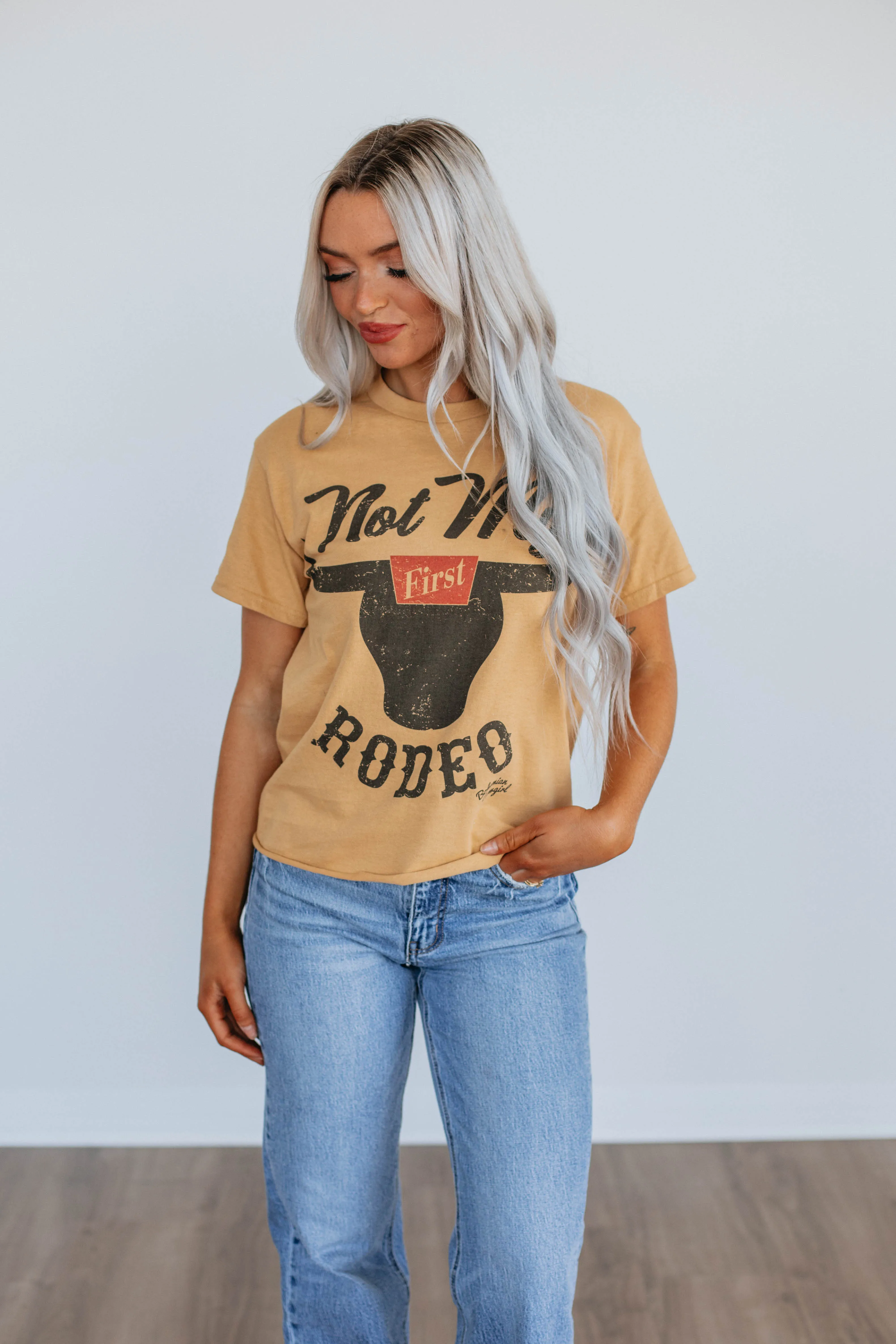 Not My First Rodeo Graphic Tee sold by Wild Oak Boutique product image thumbnail 3