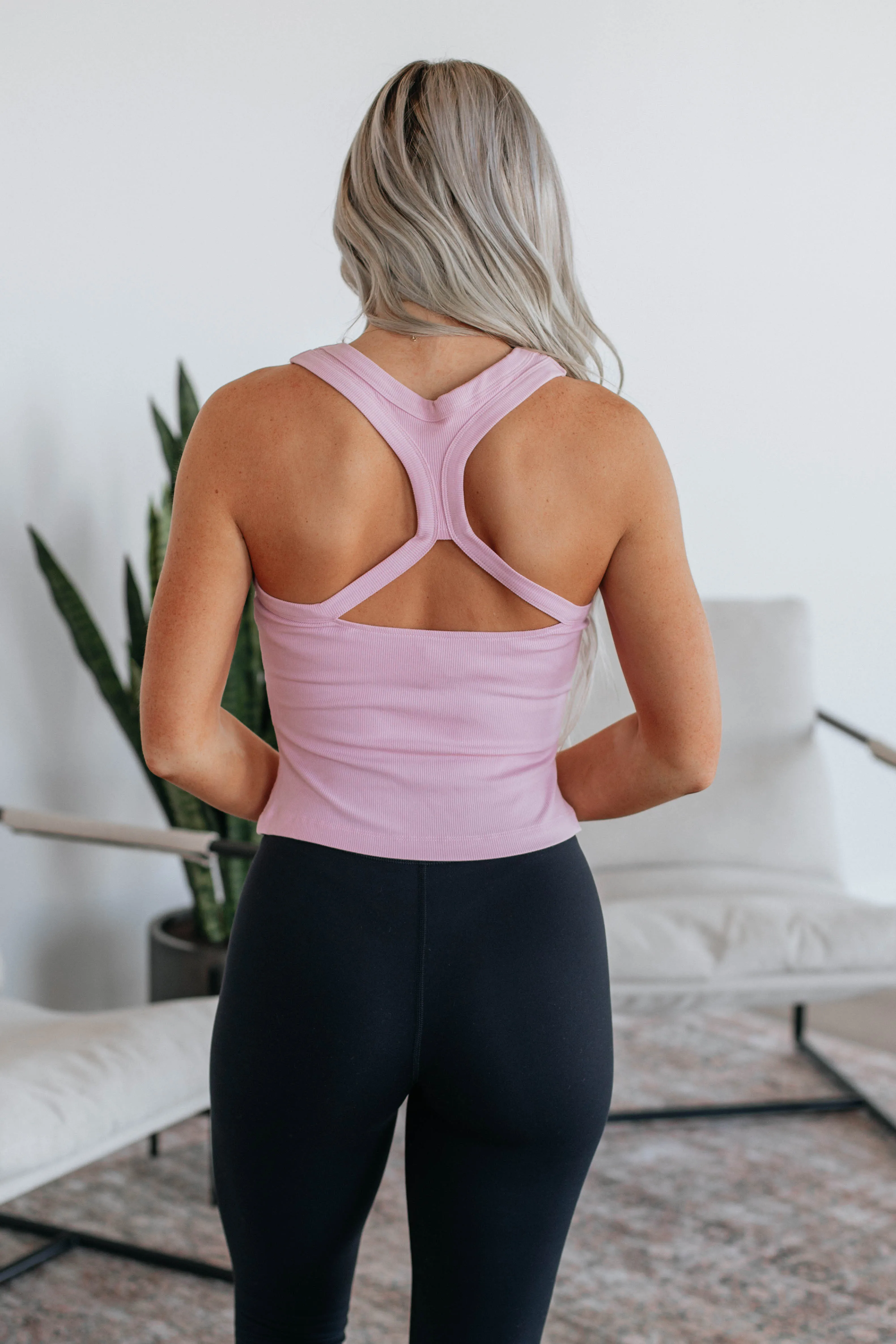 Marilyne Ribbed Tank - Lilac sold by Wild Oak Boutique product image thumbnail 5