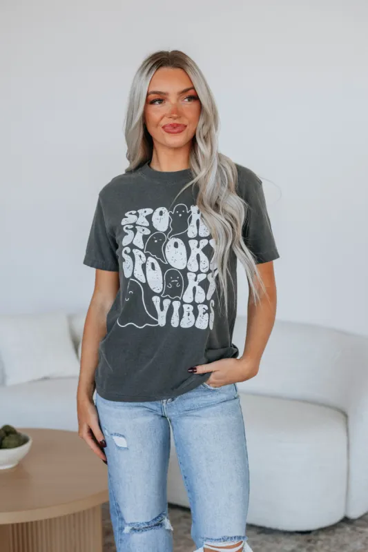 Spooky Vibes Graphic Tee sold by Wild Oak Boutique