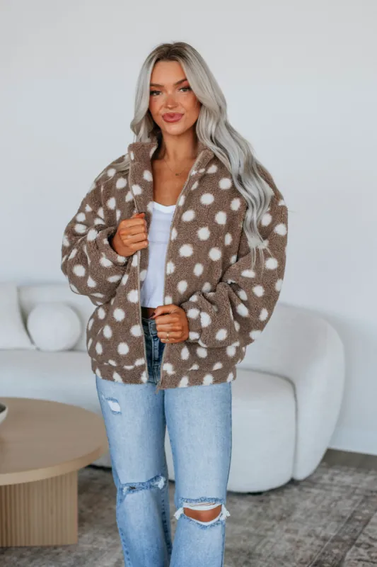 Kala Sherpa Jacket - Taupe sold by Wild Oak Boutique