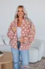 Kala Sherpa Jacket - Mauve sold by Wild Oak Boutique