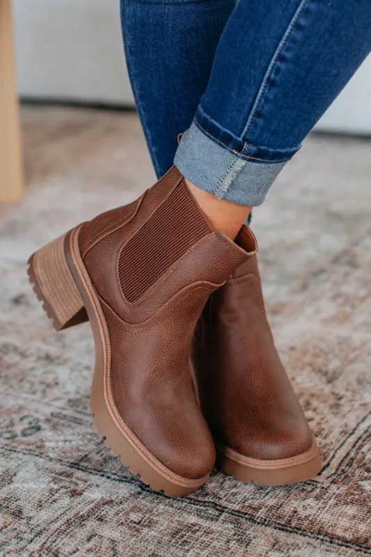 Making My Choice Boots - Chestnut sold by Wild Oak Boutique