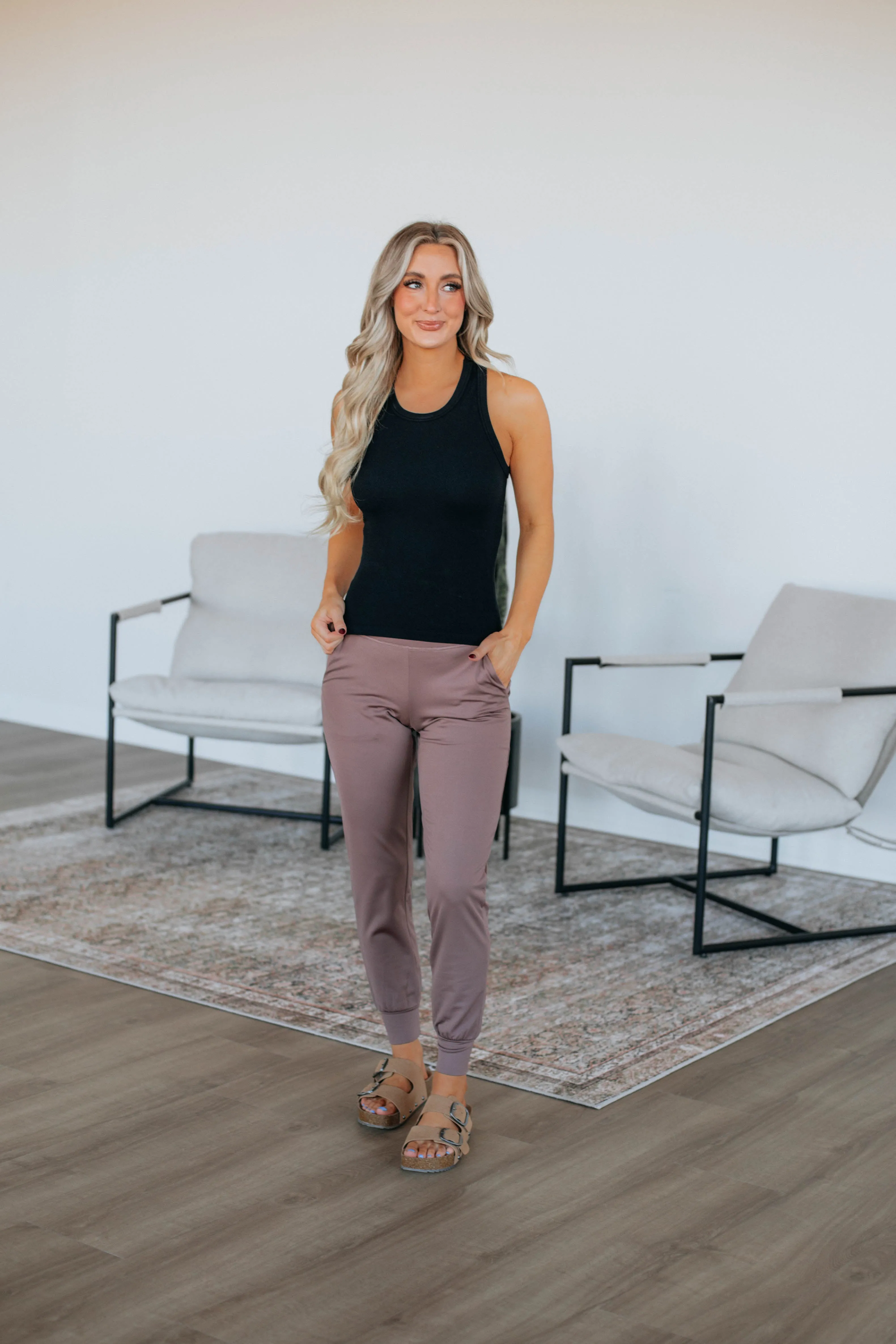 Maude Ribbed Tank - Black sold by Wild Oak Boutique product image thumbnail 2