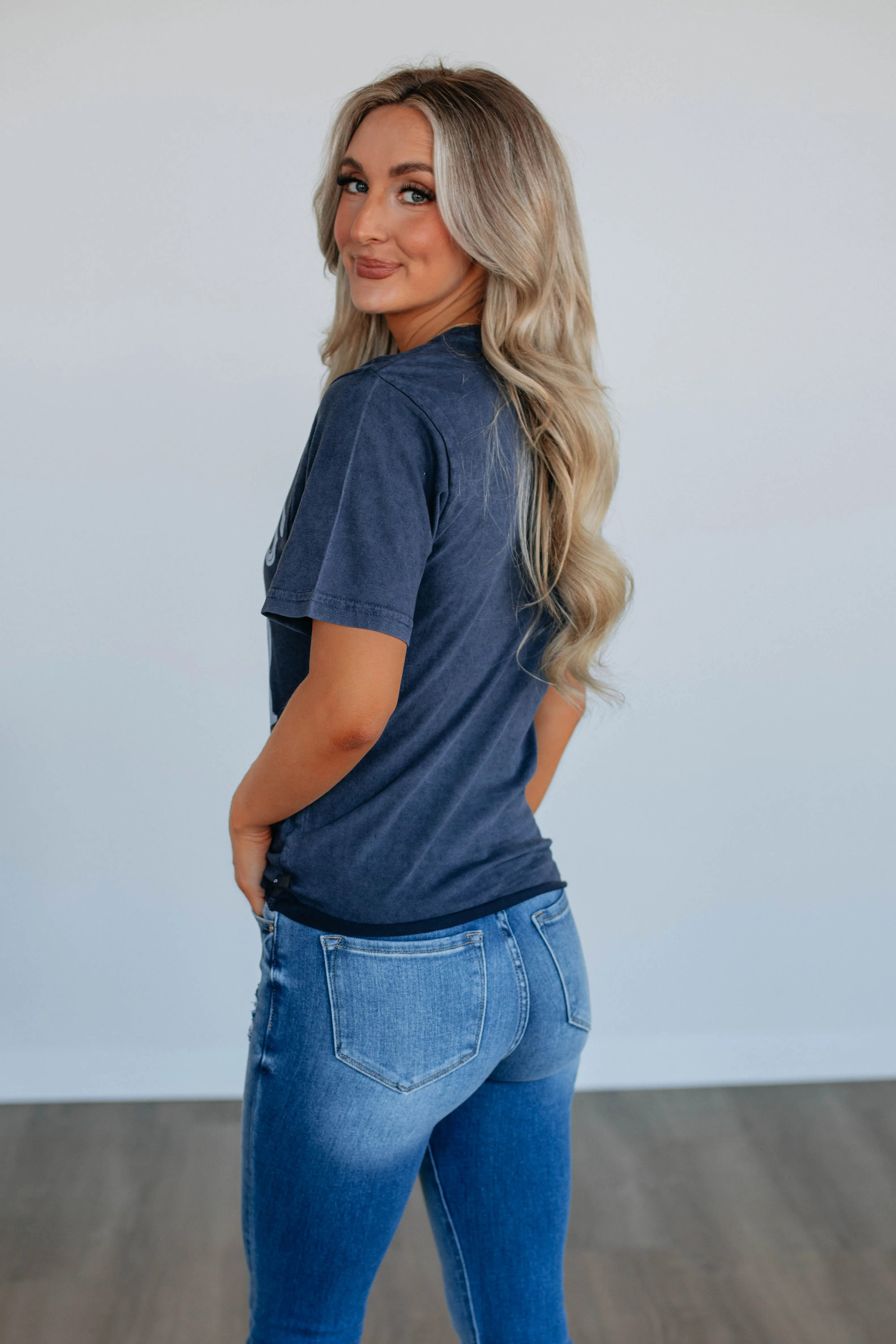 Cowboys & Beer Graphic Tee sold by Wild Oak Boutique product image thumbnail 5