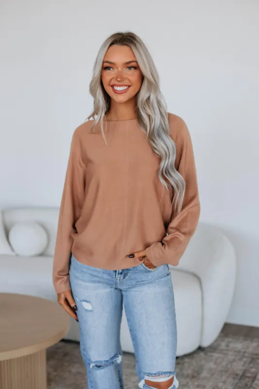 Gentry Dolman Sweater - Cider sold by Wild Oak Boutique