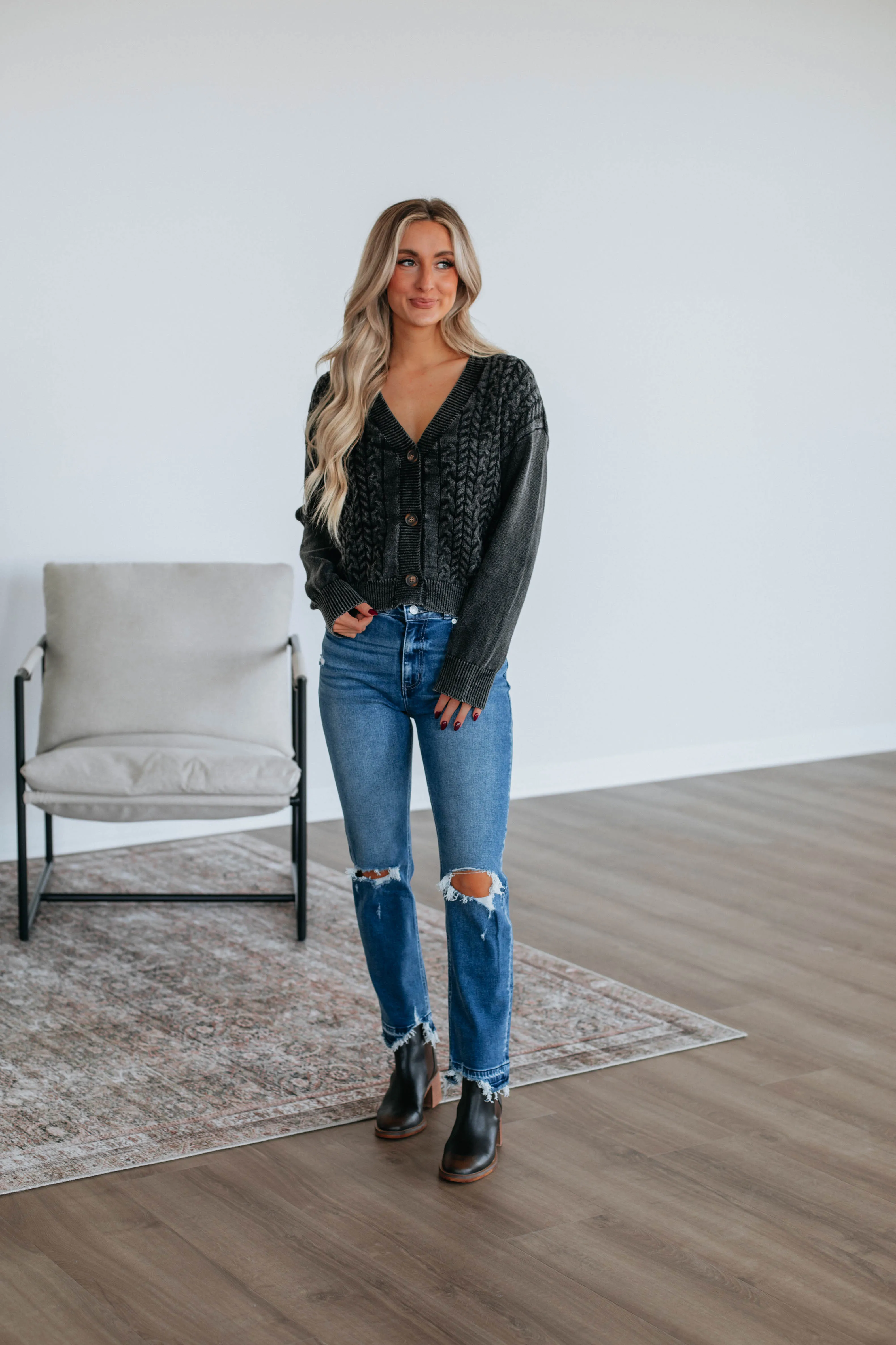 Naylah Knit Cardigan sold by Wild Oak Boutique product image thumbnail 2