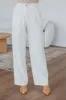 Kendra Trousers - Ivory sold by Wild Oak Boutique
