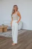 Kendra Trousers - Ivory sold by Wild Oak Boutique