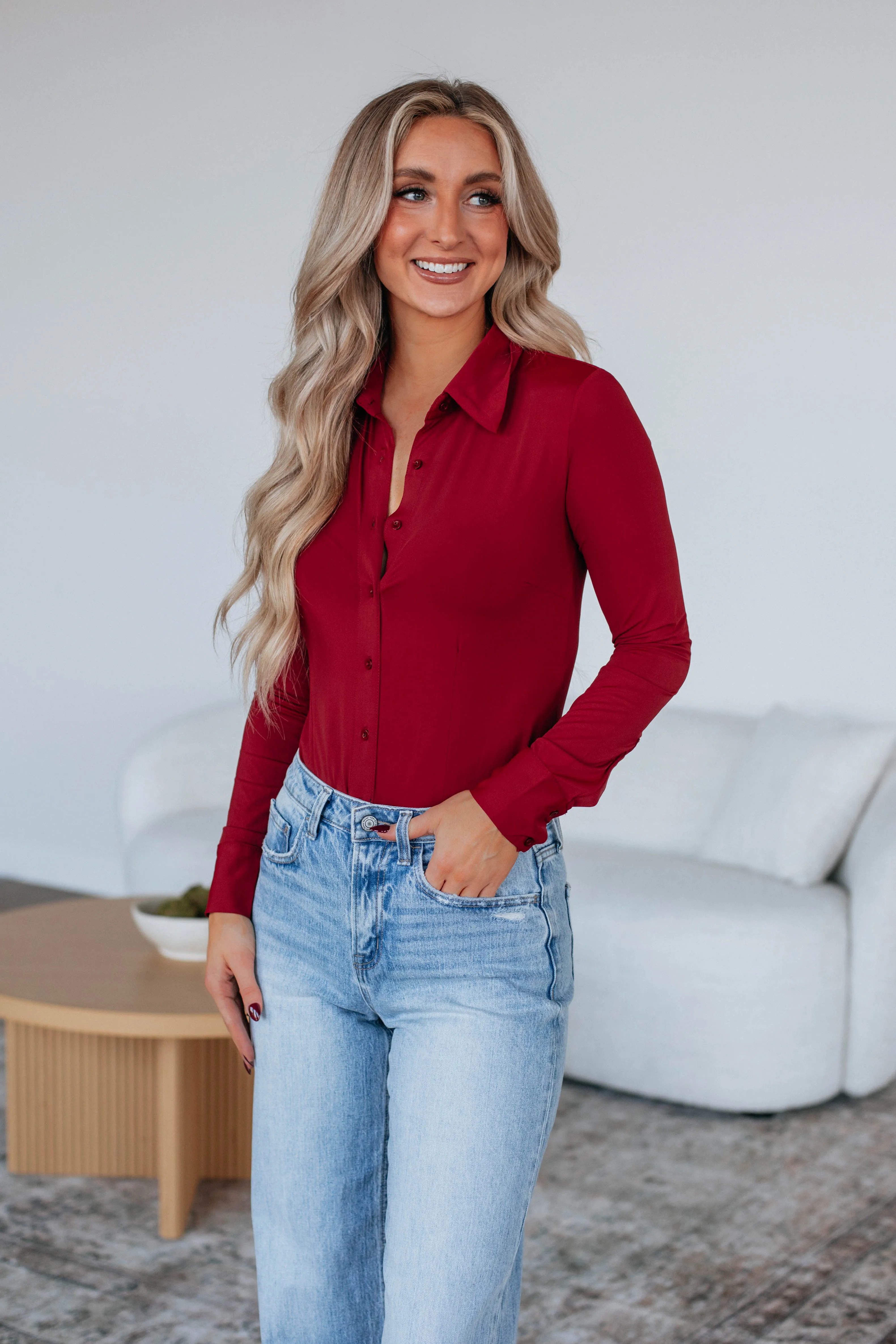 Yvonne Bodysuit - Scarlet sold by Wild Oak Boutique product image thumbnail 3