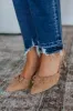 Keep Me Posted Heels - Sand sold by Wild Oak Boutique