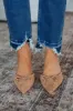 Keep Me Posted Heels - Sand sold by Wild Oak Boutique