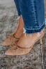 Keep Me Posted Heels - Sand sold by Wild Oak Boutique