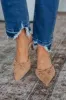 Keep Me Posted Heels - Sand sold by Wild Oak Boutique