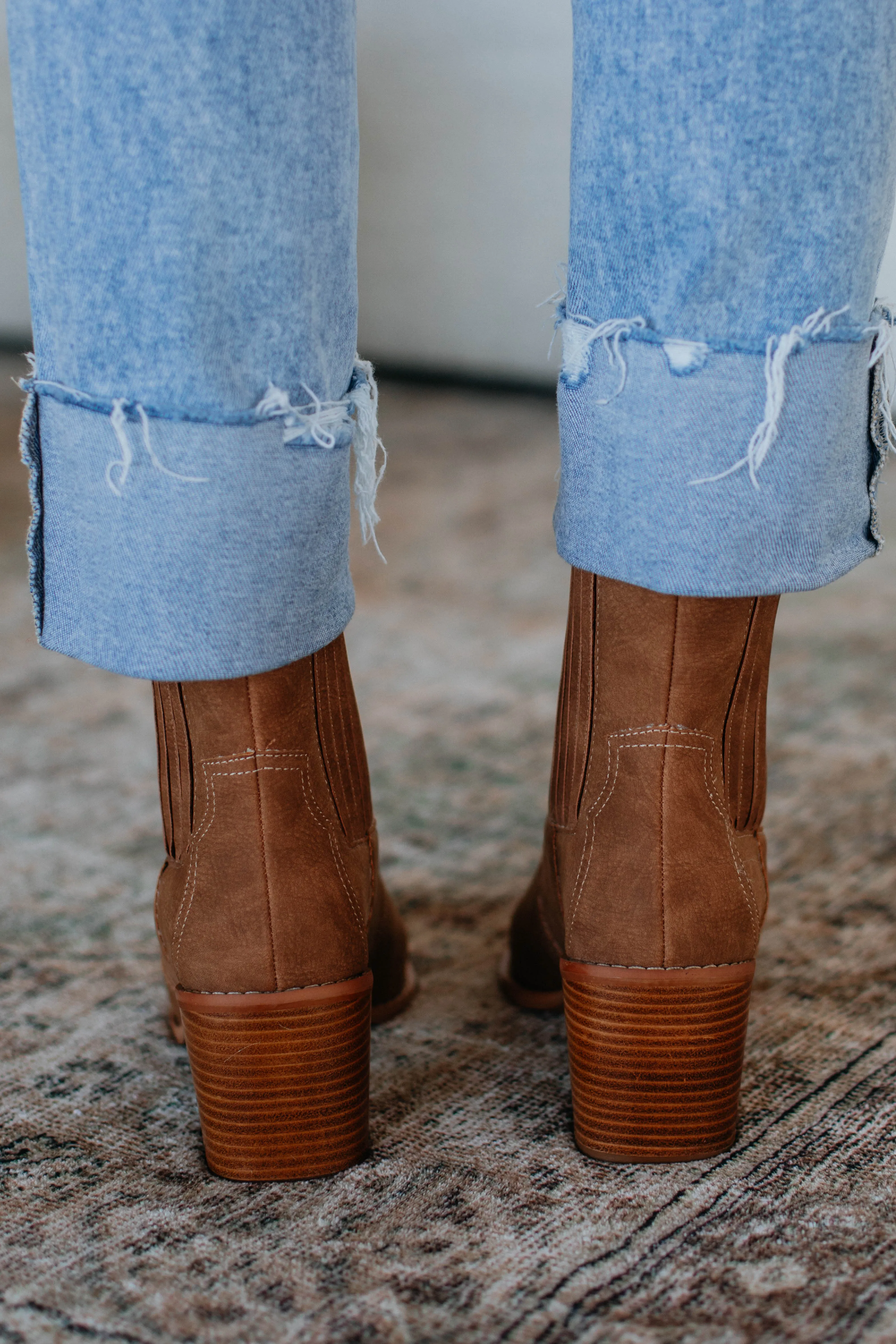 On My Best Behavior Boots - Chestnut sold by Wild Oak Boutique product image thumbnail 5