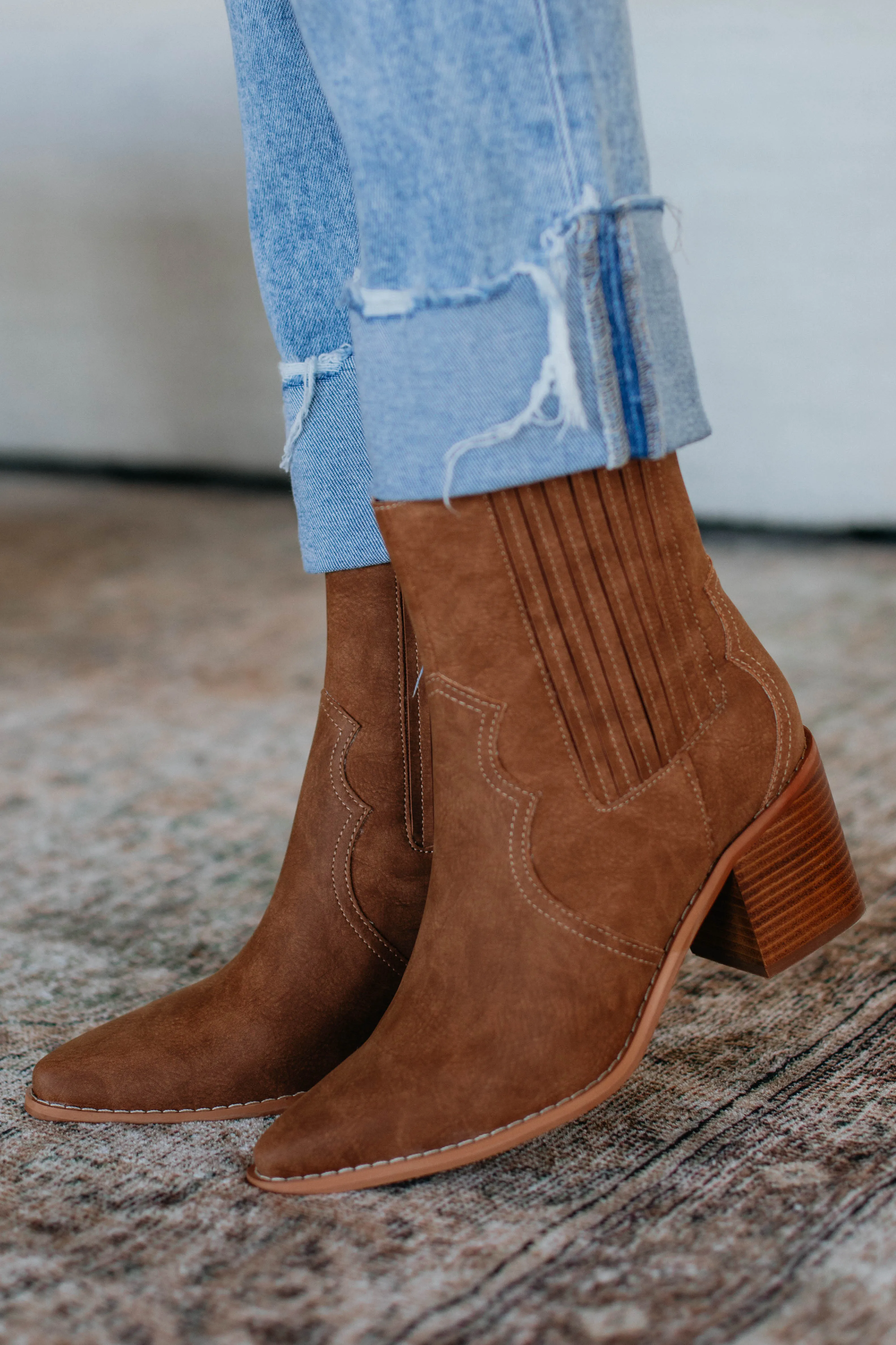 On My Best Behavior Boots - Chestnut sold by Wild Oak Boutique product image thumbnail 4