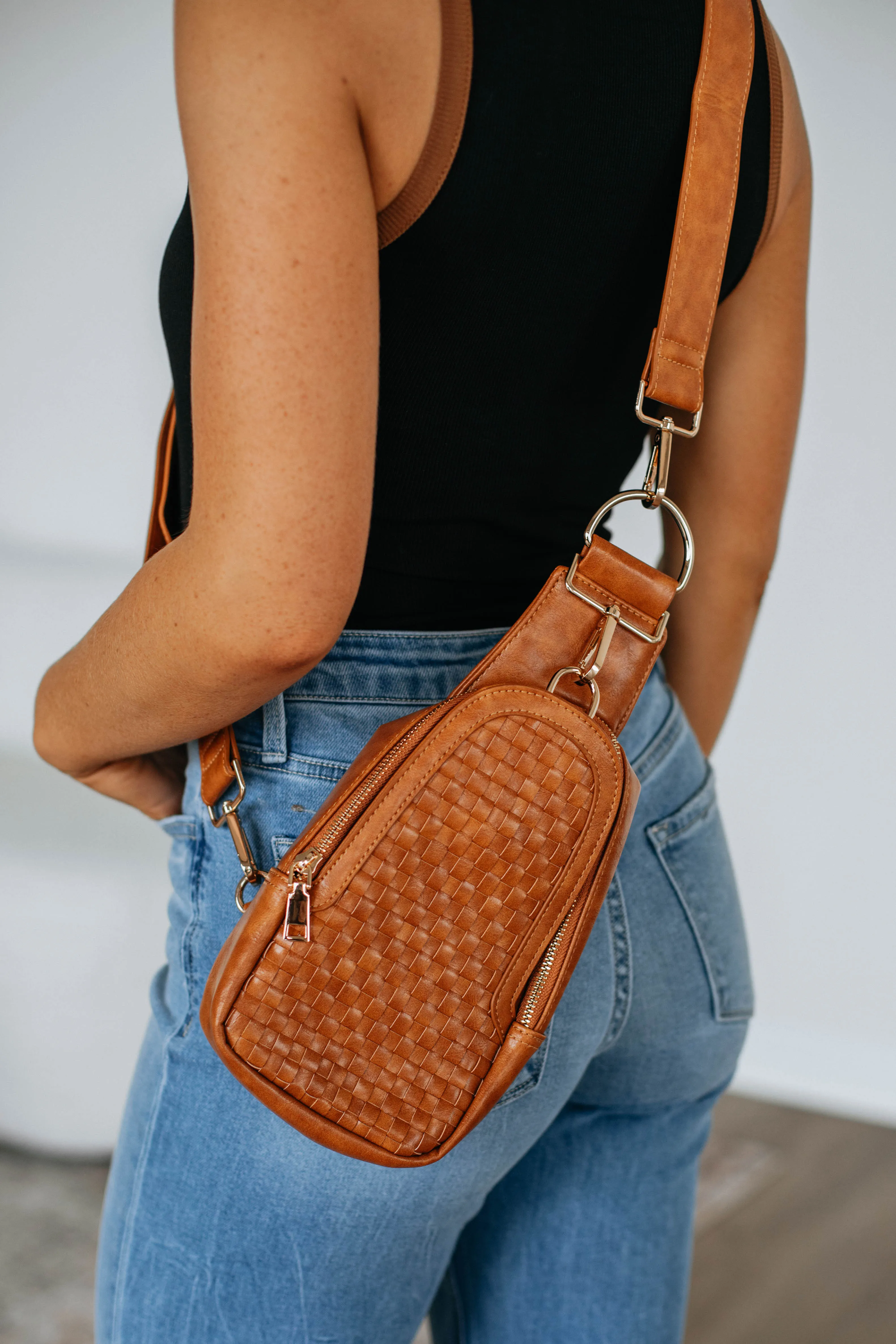 Mattie Crossbody Bag - Cognac sold by Wild Oak Boutique product image thumbnail 5