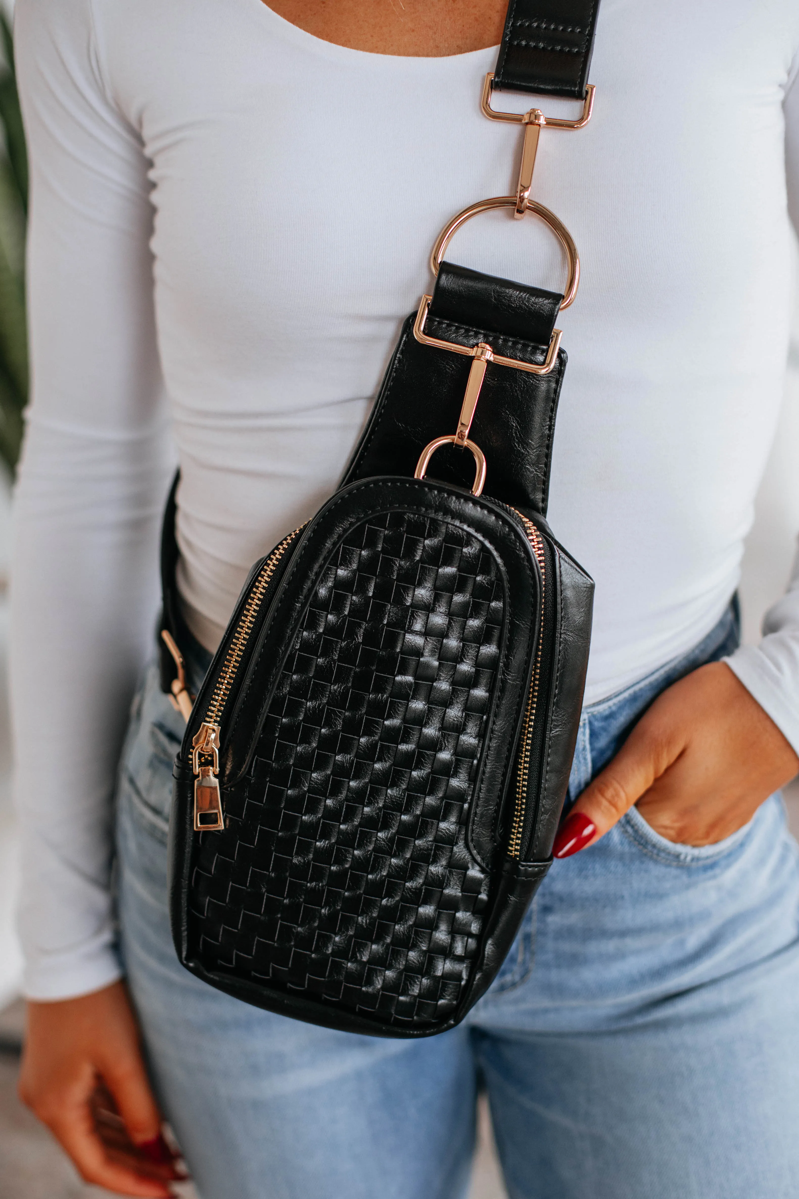 Mattie Crossbody Bag - Black sold by Wild Oak Boutique product image thumbnail 2