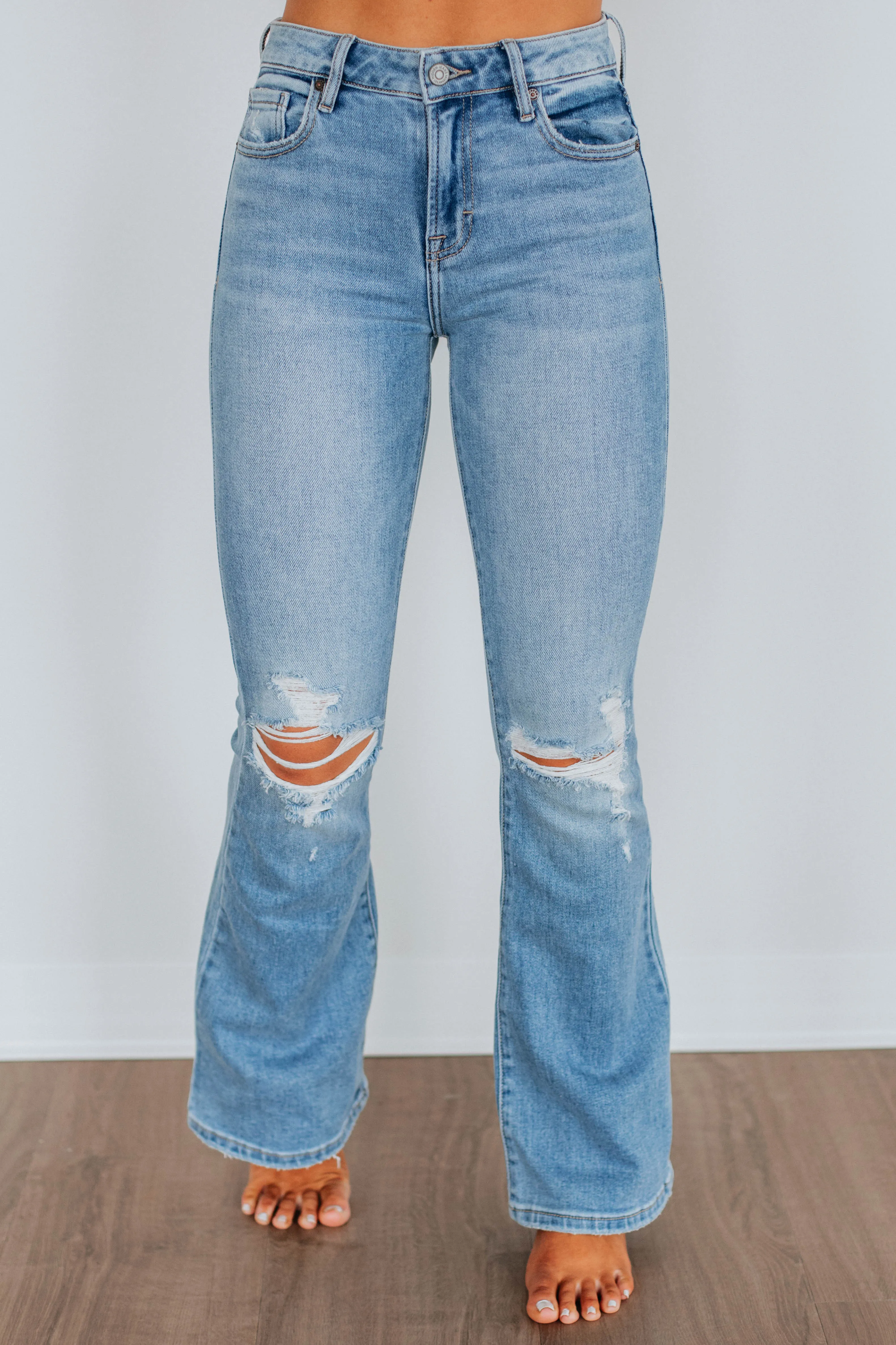 Happi Hidden Jeans - Medium Wash sold by Wild Oak Boutique