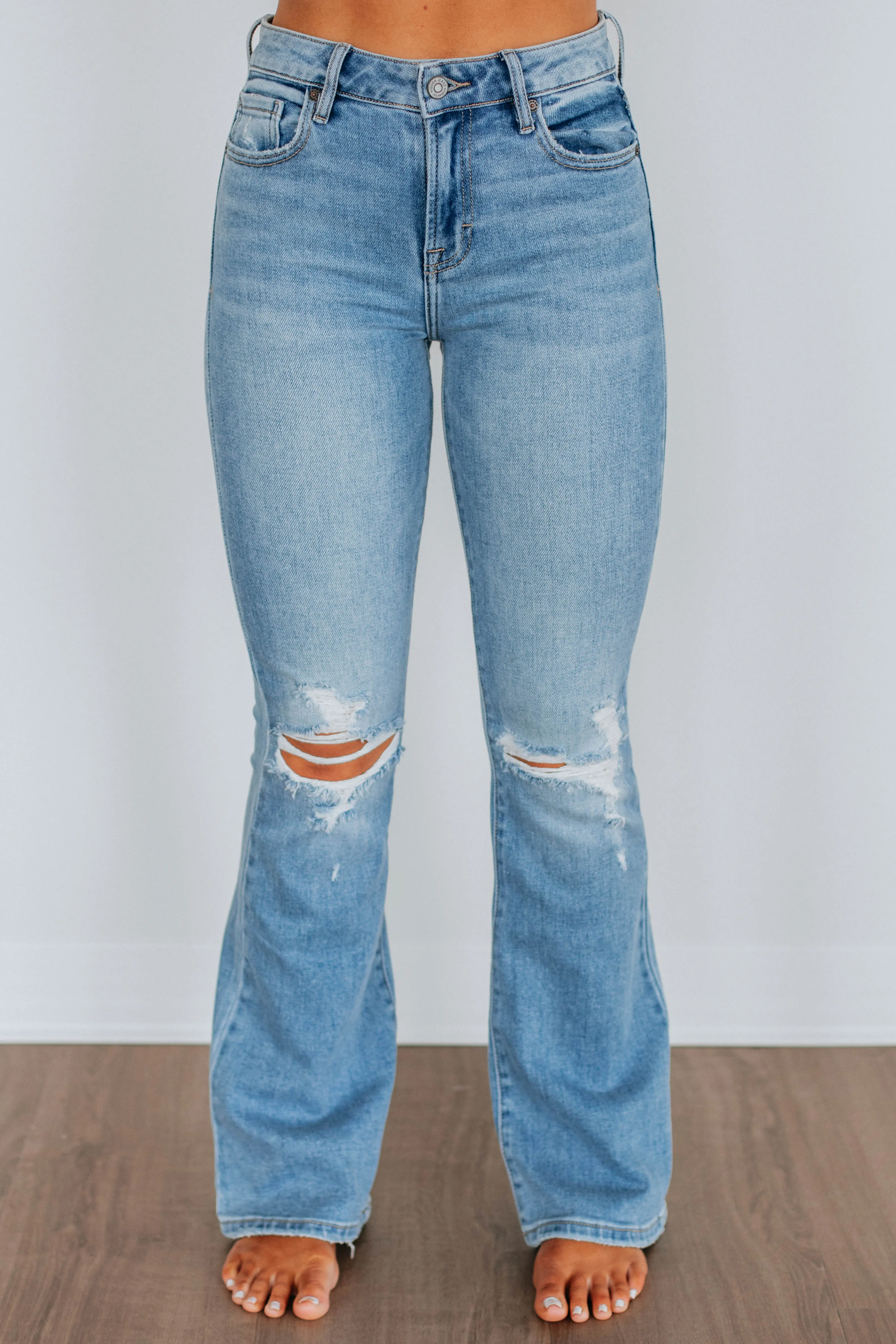 Happi Hidden Jeans - Medium Wash sold by Wild Oak Boutique product image thumbnail 3