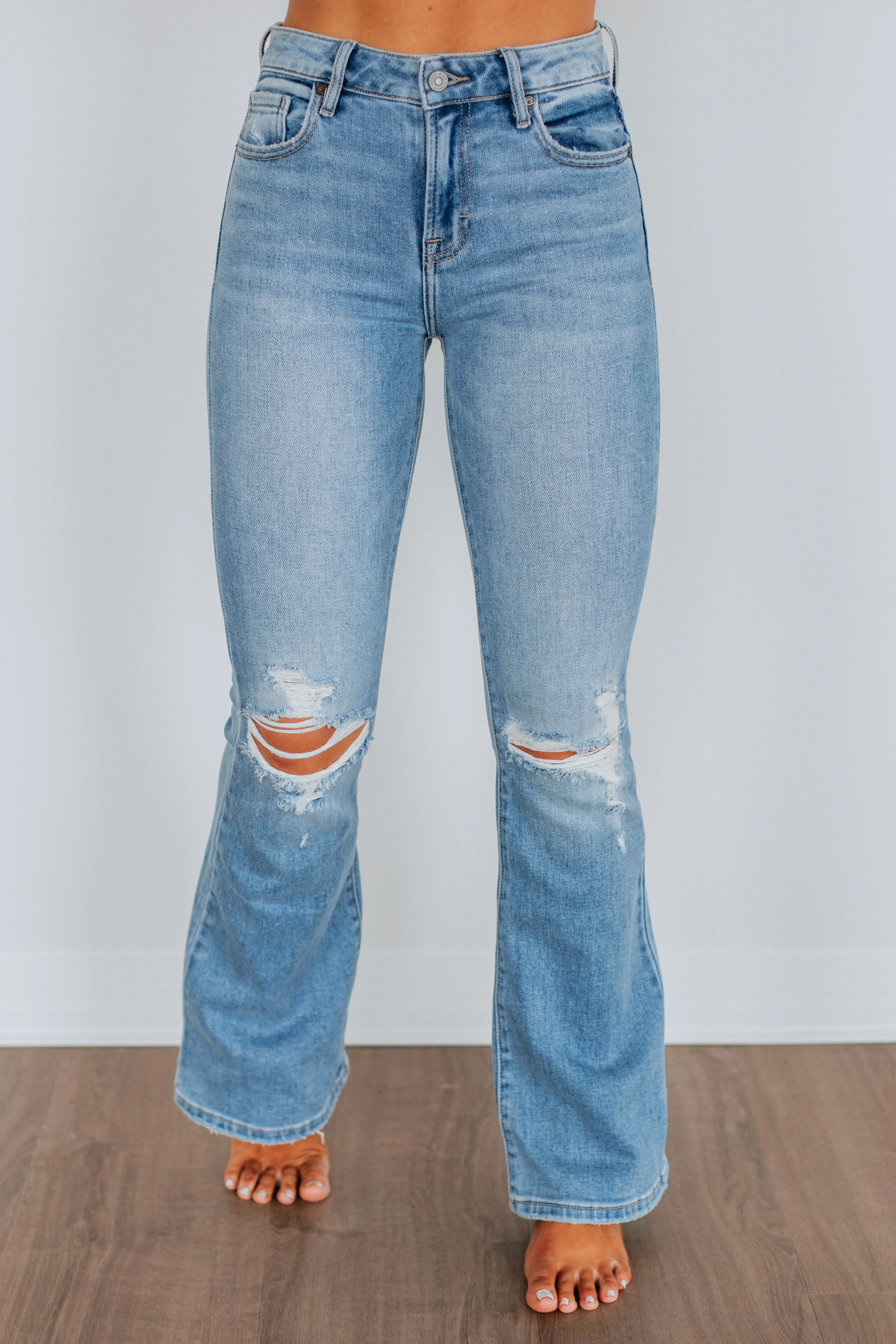 Happi Hidden Jeans - Medium Wash sold by Wild Oak Boutique product image thumbnail 5