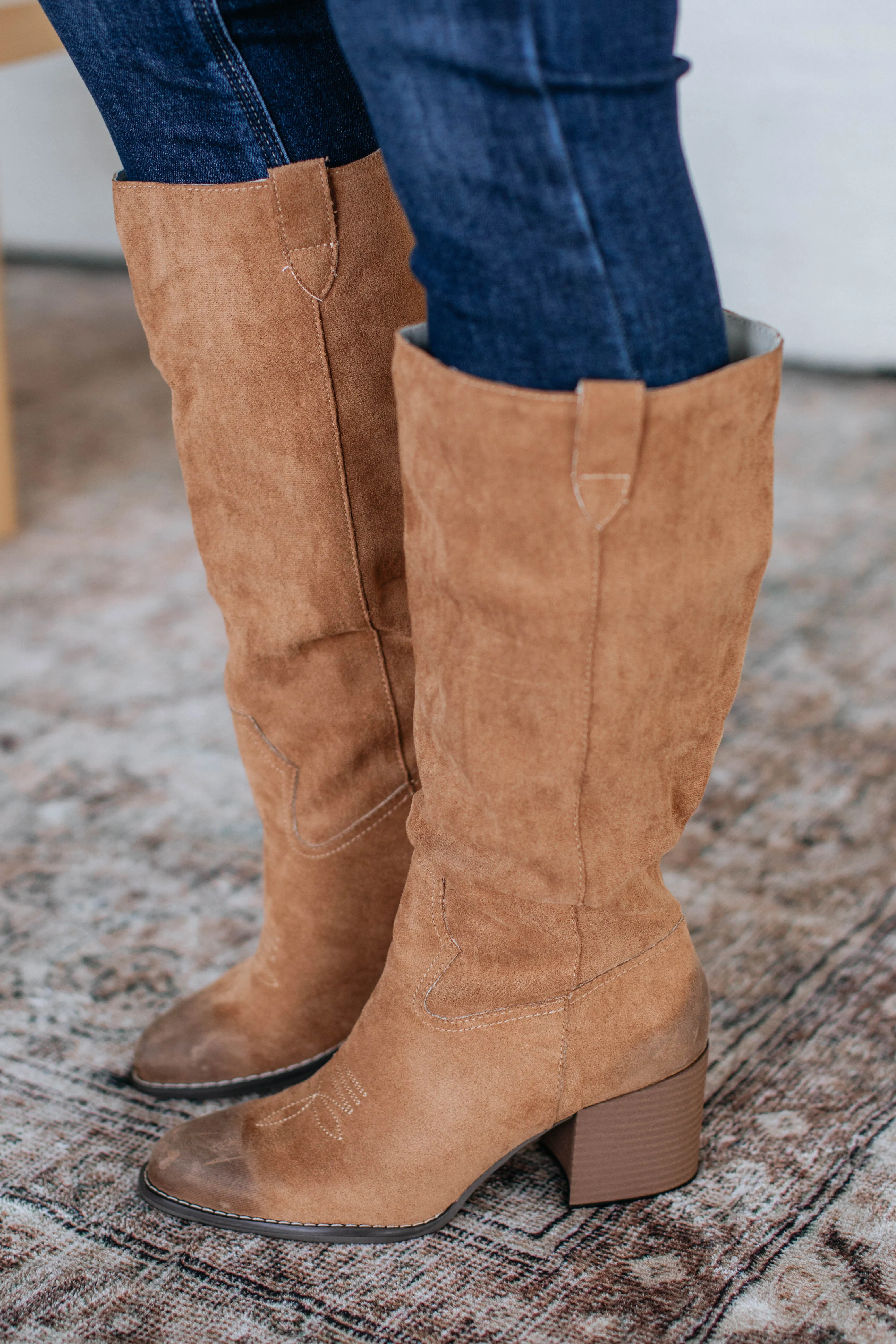 Handle With Caution Boots - Taupe sold by Wild Oak Boutique