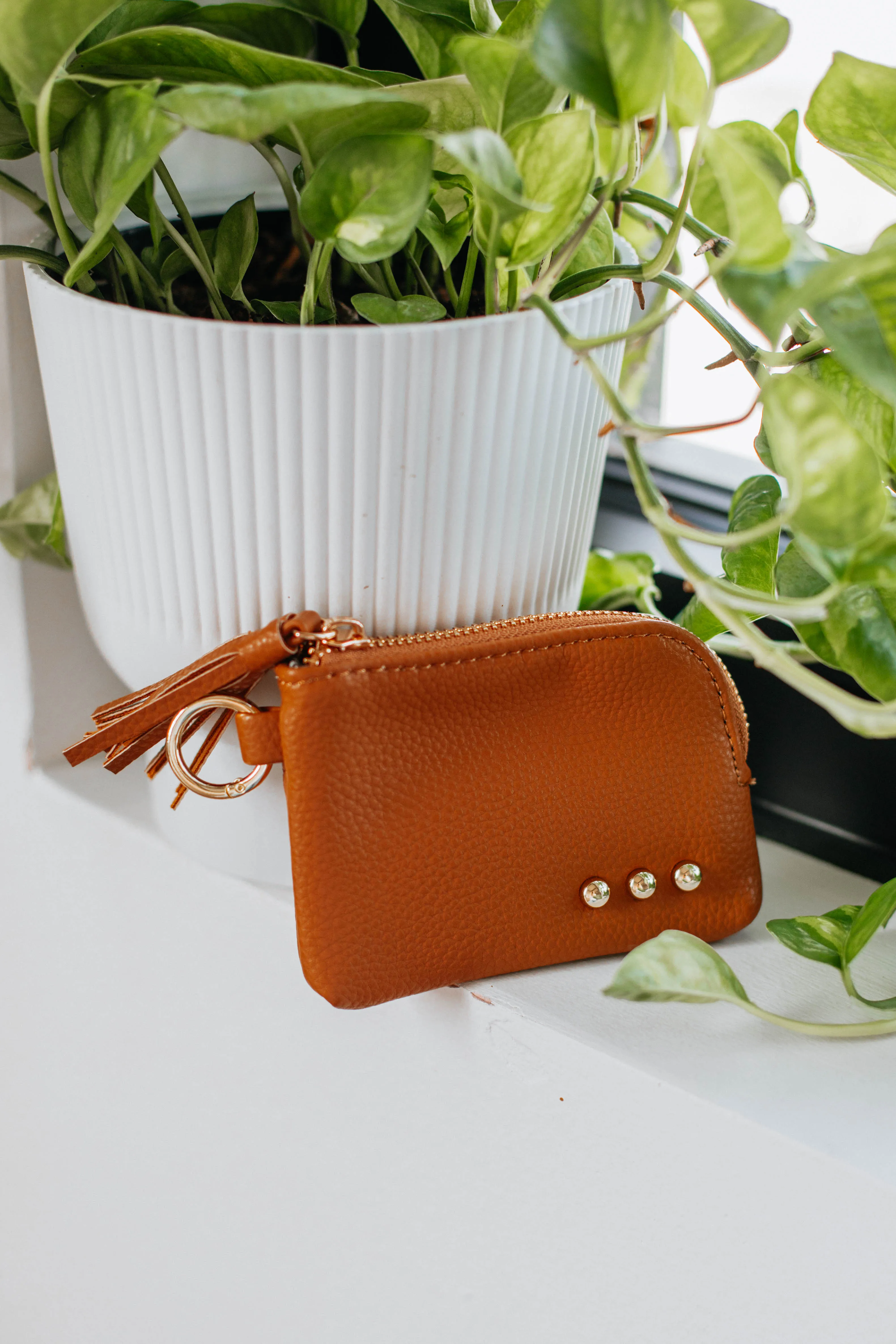 Take Me Along Wallet - Cognac sold by Wild Oak Boutique product image thumbnail 2