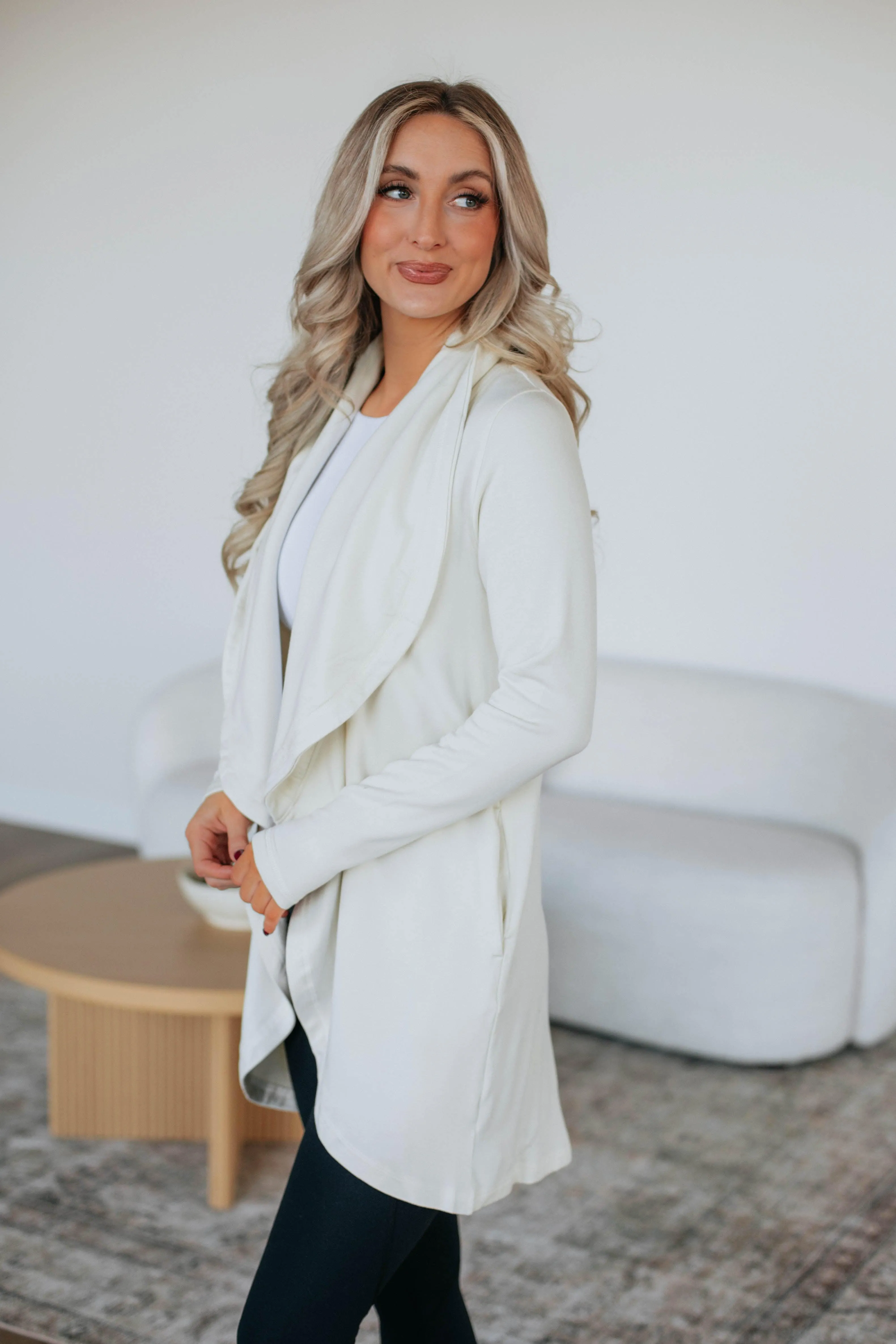 Dena Cardigan - Natural sold by Wild Oak Boutique product image thumbnail 4