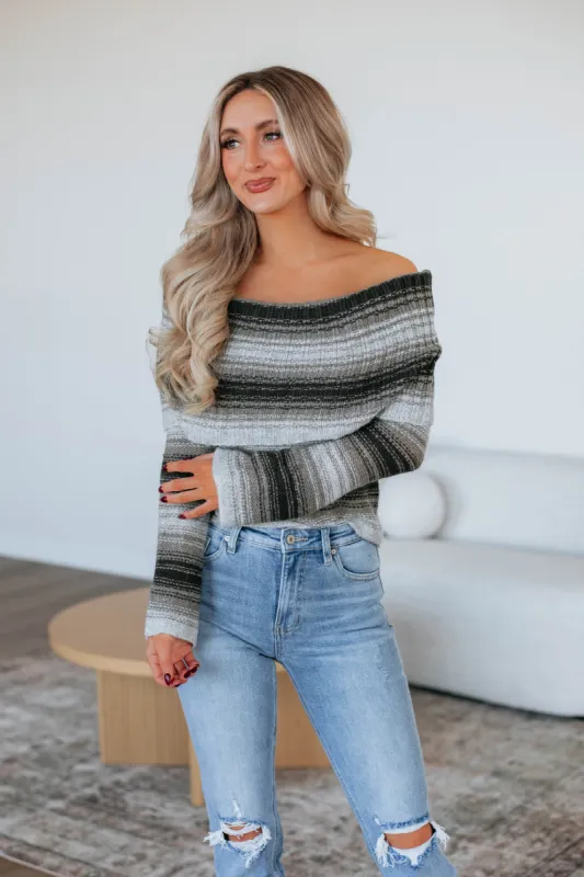 Dolan Off Shoulder Sweater sold by Wild Oak Boutique