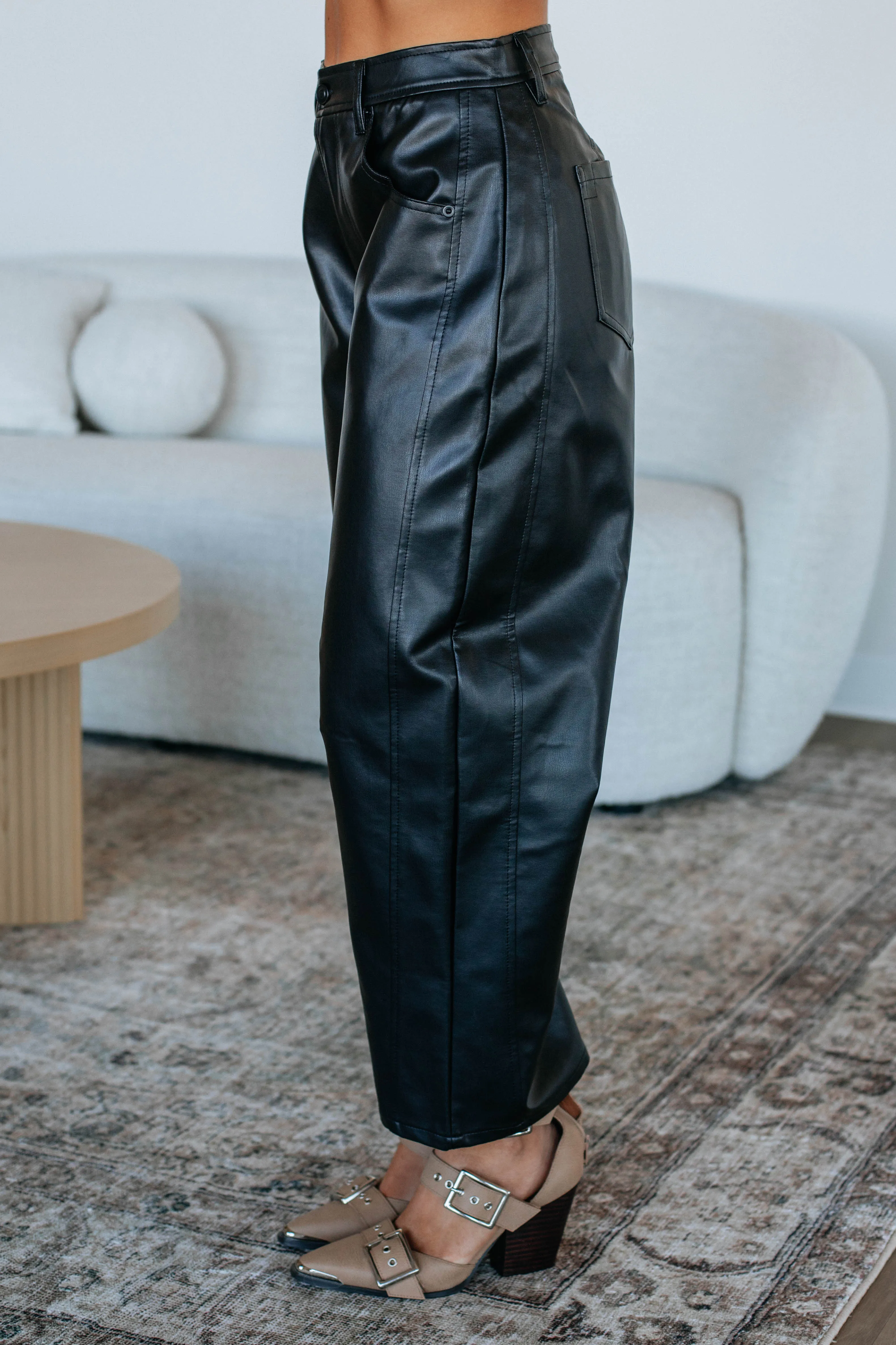 Sayde Leather Pants sold by Wild Oak Boutique product image thumbnail 5