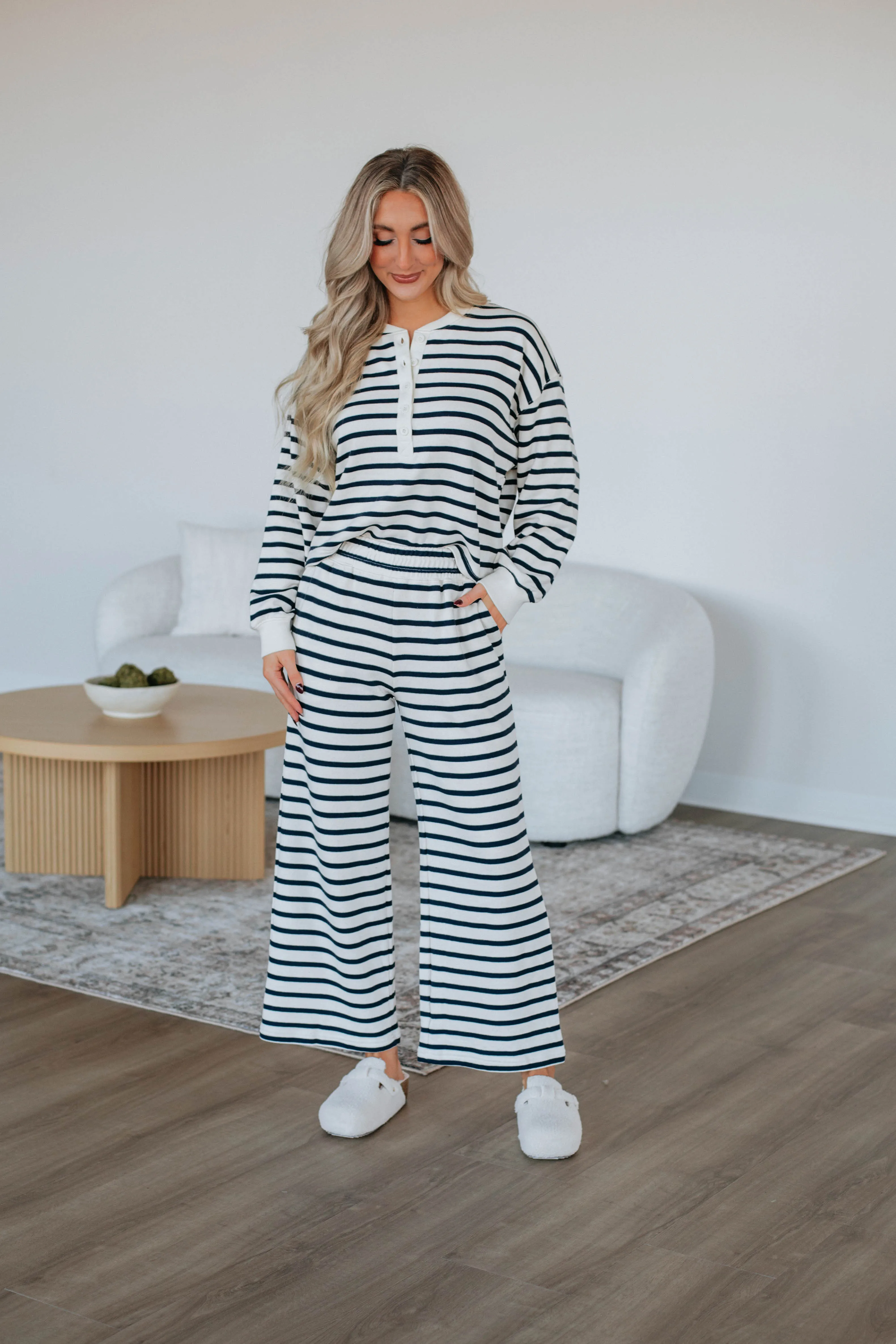 Rella Striped Pants sold by Wild Oak Boutique product image thumbnail 5