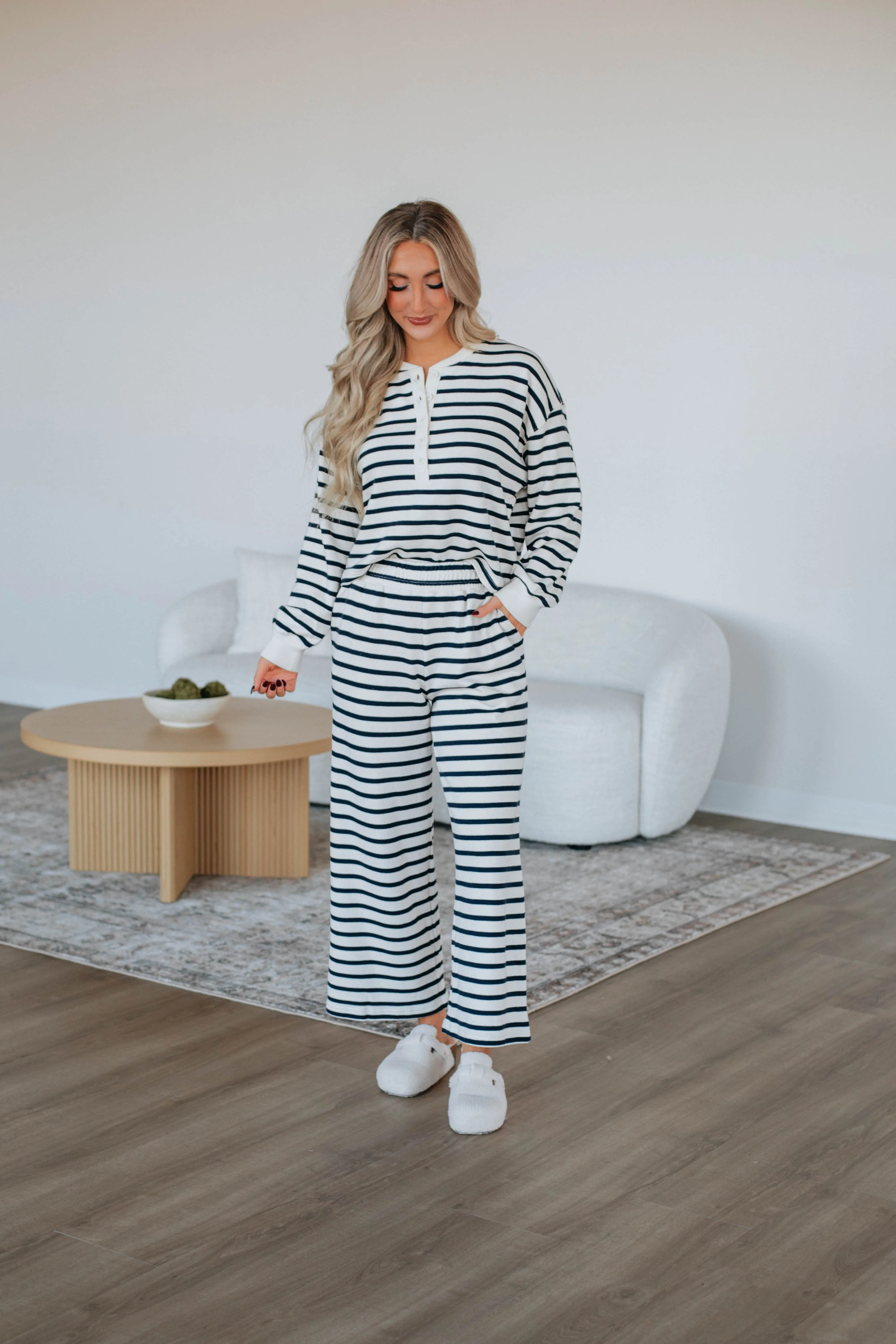 Rella Striped Pants sold by Wild Oak Boutique product image thumbnail 4