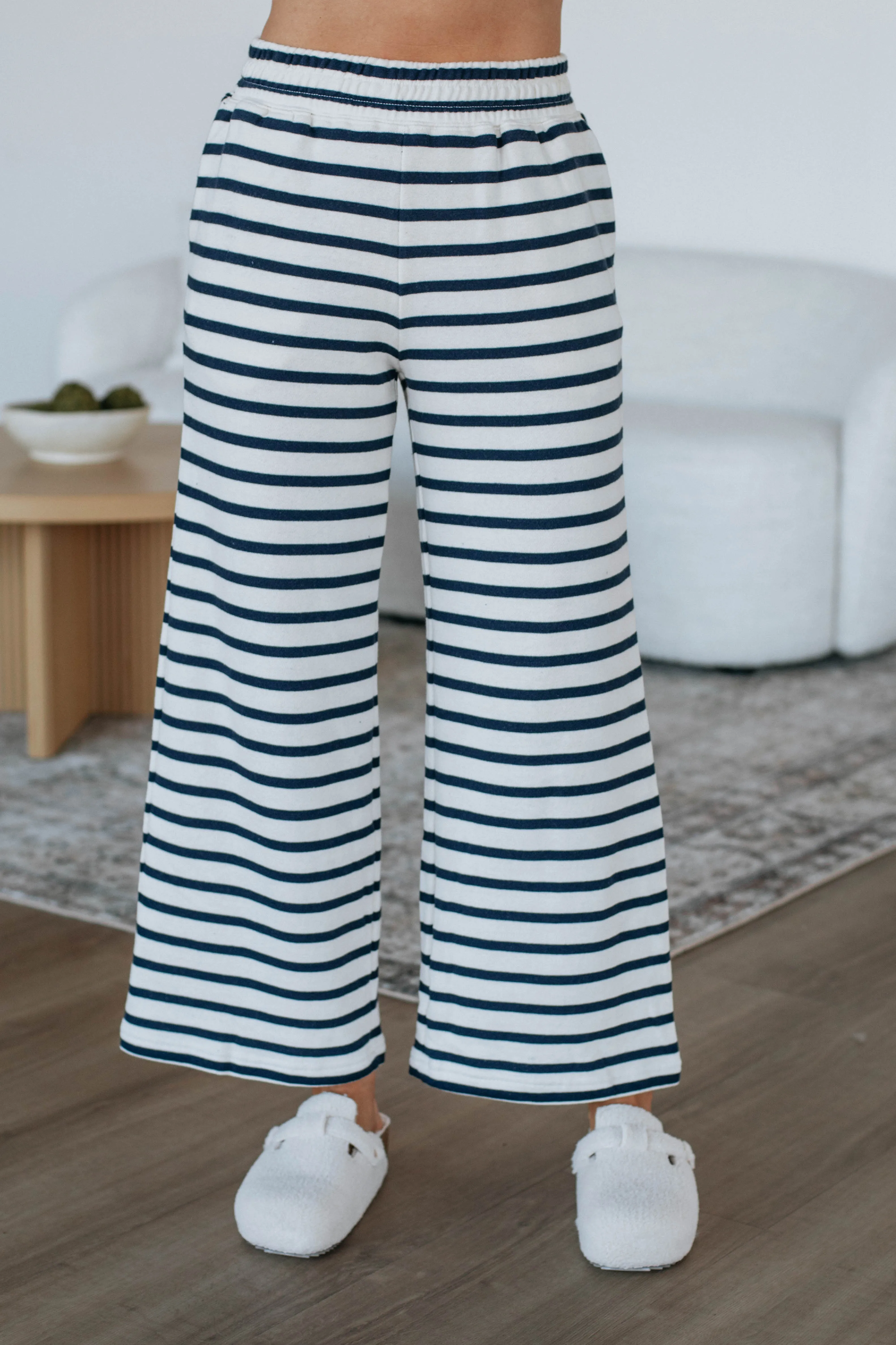 Rella Striped Pants sold by Wild Oak Boutique